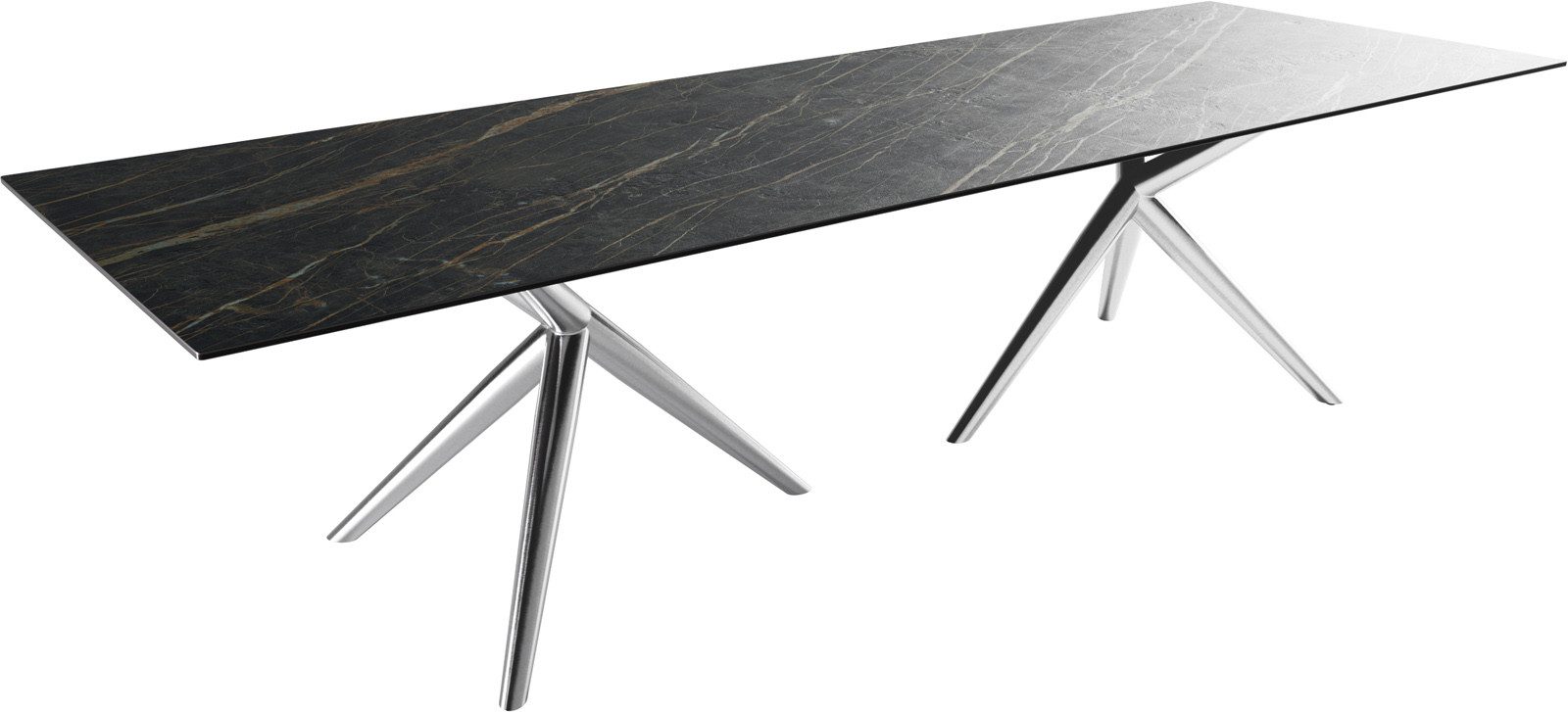 DELIFE Esstisch Edge, Keramik Laminam®Noir Desir günstig online kaufen