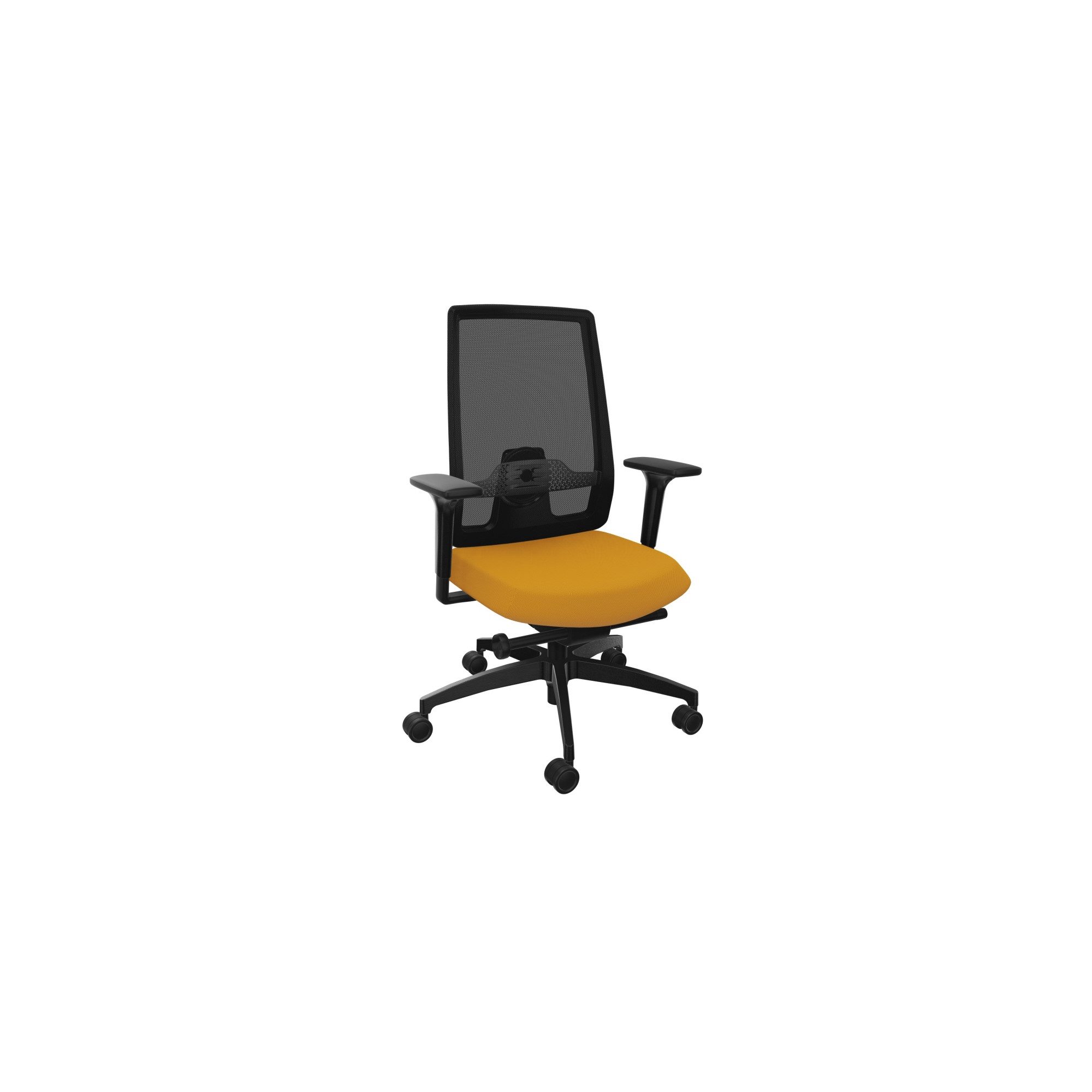 Dauphin Drehstuhl Bürodrehstuhl Indeed mesh orange