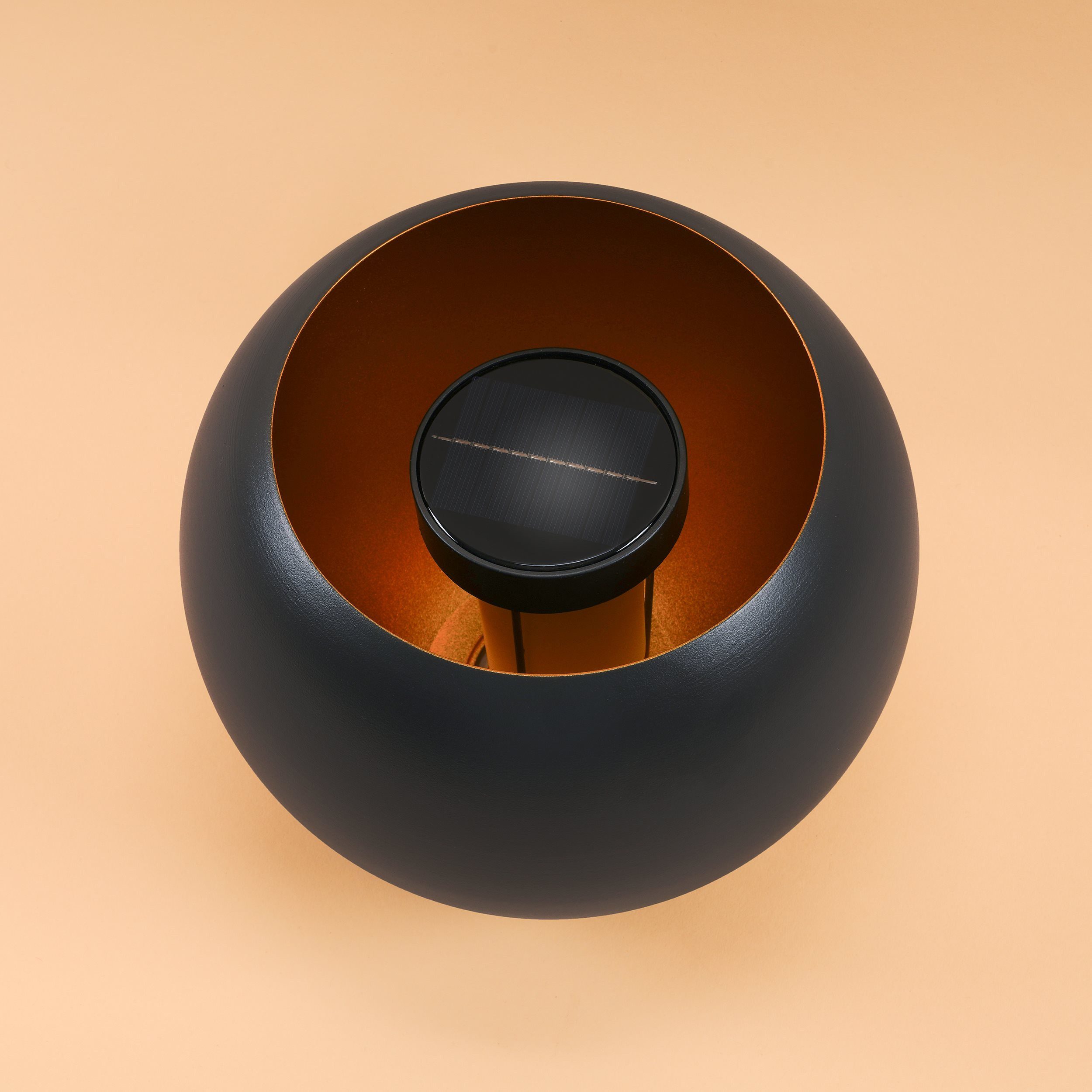 esotec LED Gartenleuchte Solar Feuerschale FIRE POT, 26x21cm, 66 LEDs, 1300-1500K, außen 102365