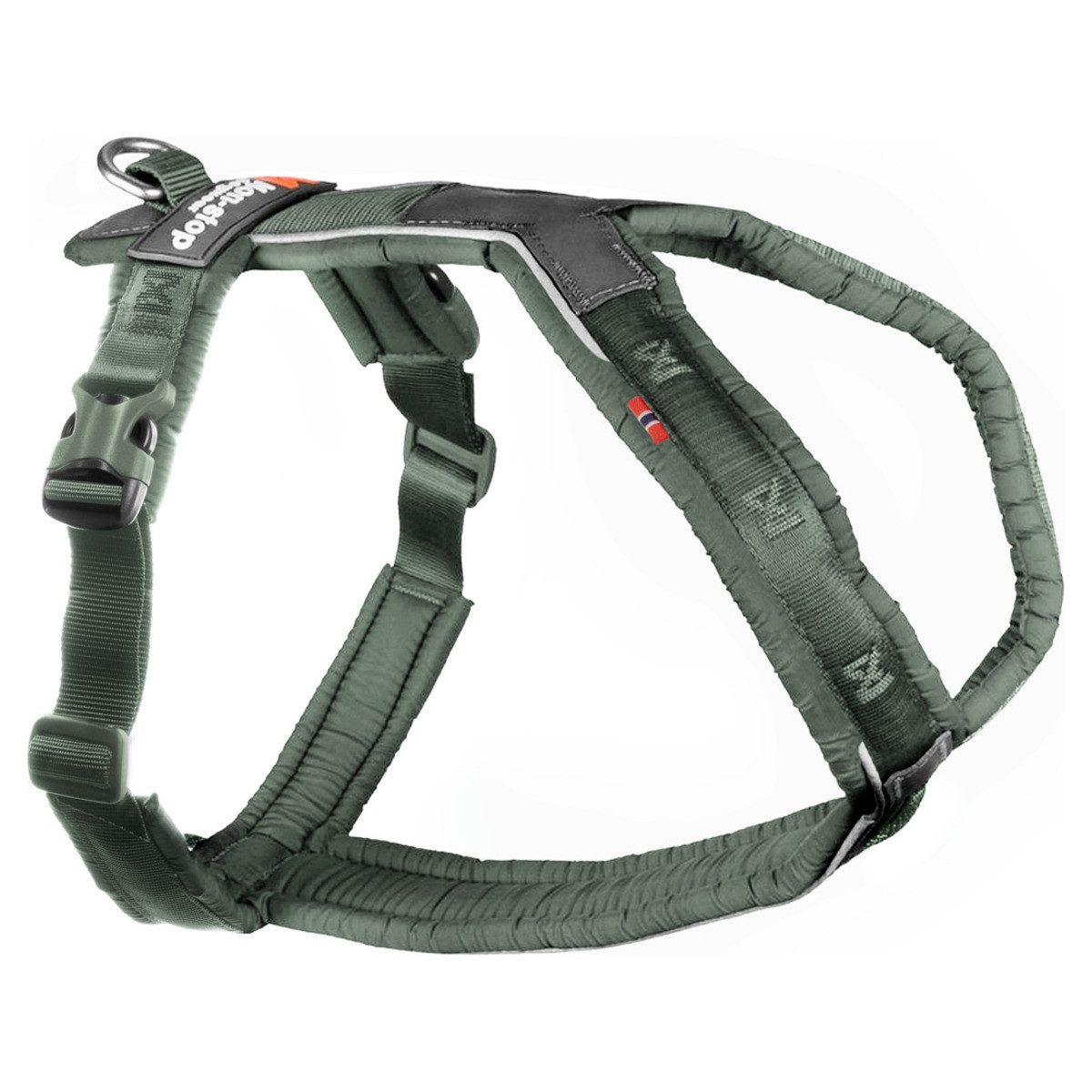Non-stop dogwear Hunde-Geschirr Hundegeschirr Line Harness 5.0 grün