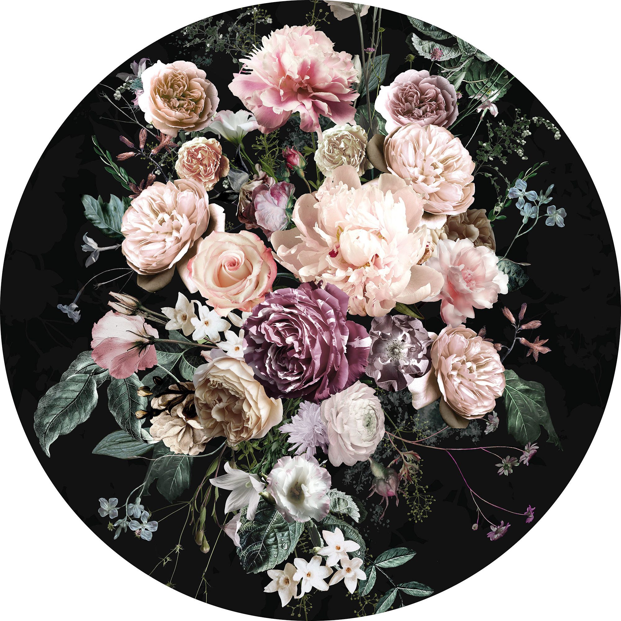 Komar Fototapete Enchanted Flowers, glatt, bedruckt, Motiv, (1 St)