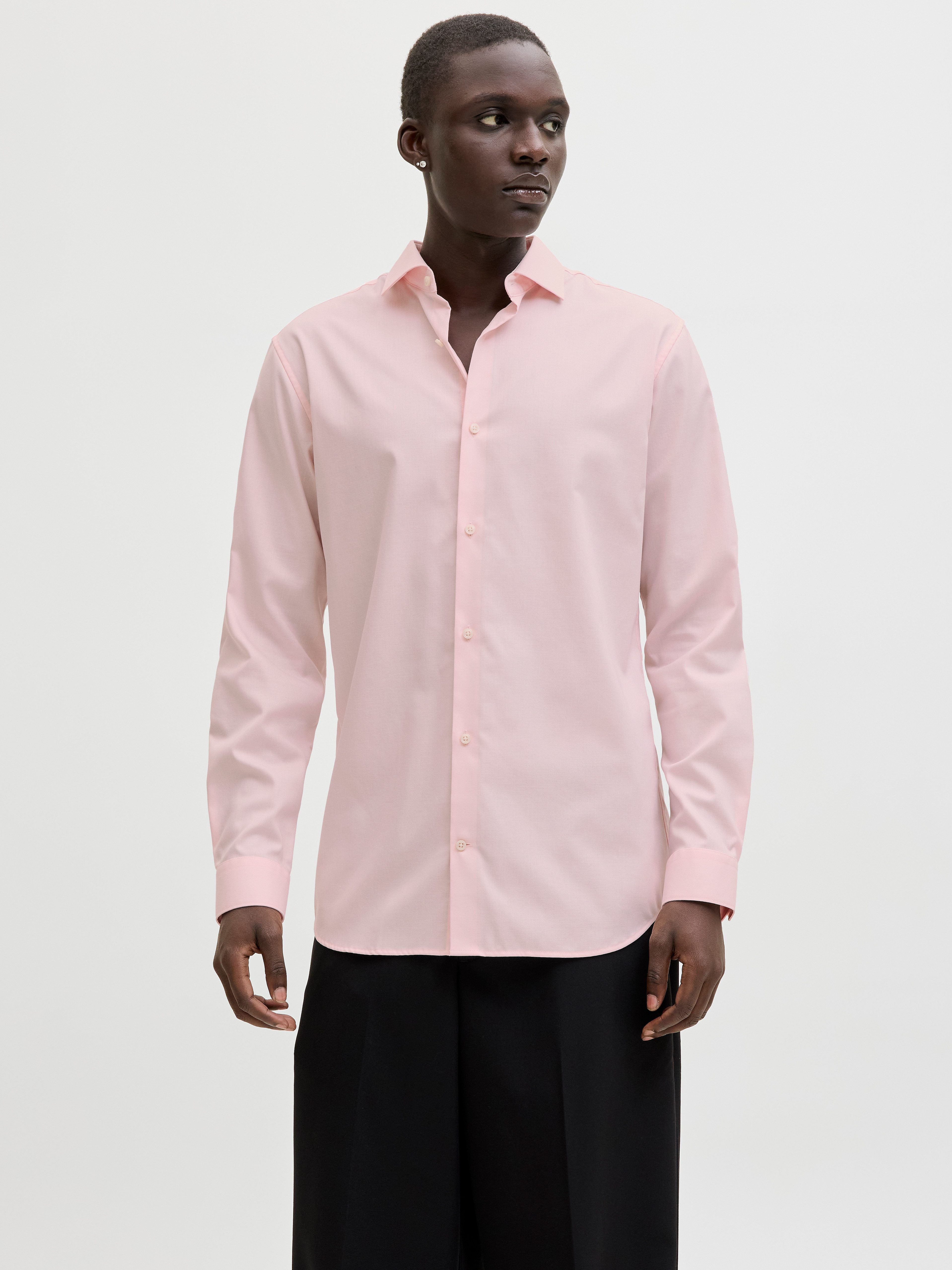 Jack & Jones Langarmhemd JPRBLAPARKER Slim Fit Hemd, atmungsaktiv, ideal für den Alltag Baumwolle, slim fit