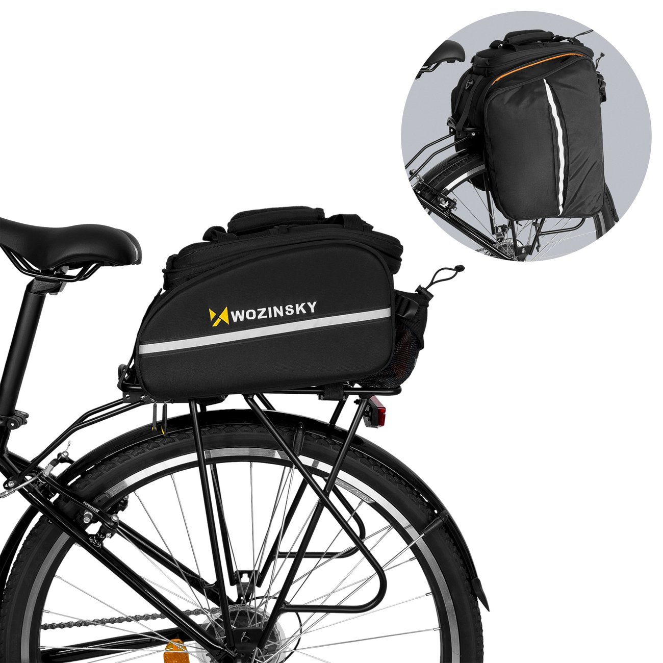 Fahrradträger Tasche Schulter Packtasche Kofferraum