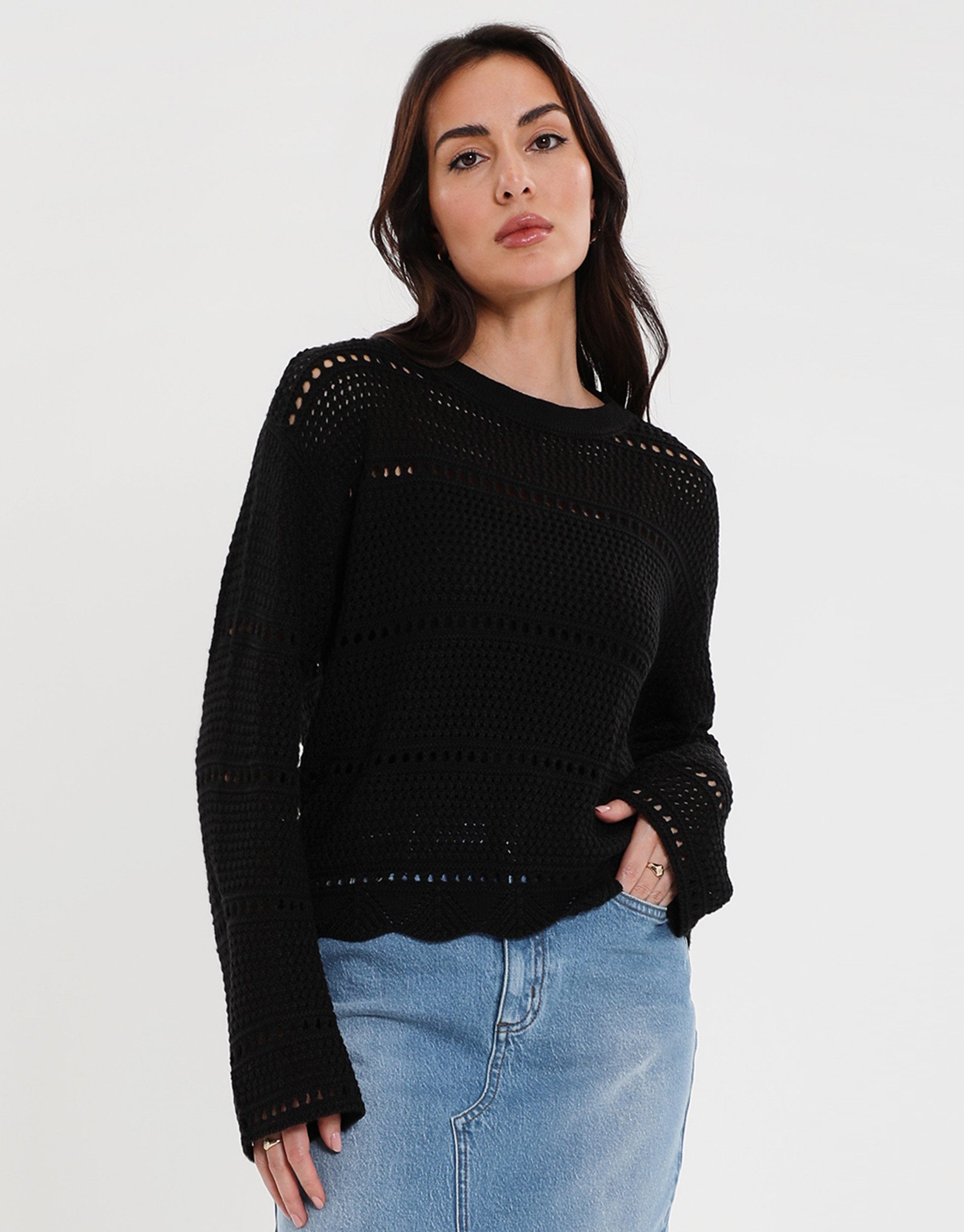 Threadbare Rundhalspullover (1-tlg) im klassischen Design