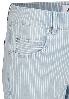 ANGELS Slim-fit-Jeans Jeans Anacapri mit Streifen mit Label-Applikationen