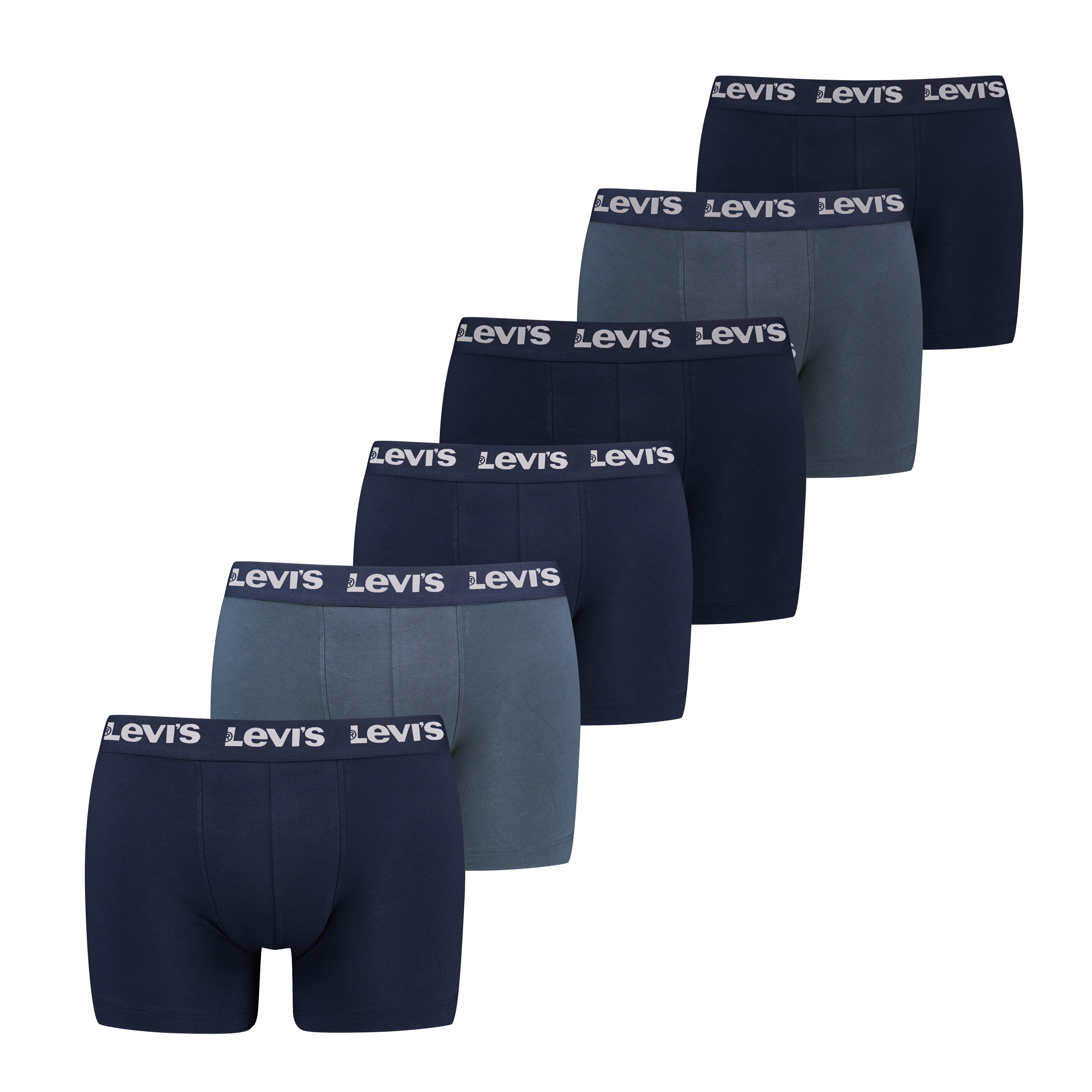 Levi's® Boxershorts LEVIS MEN REPEAT LOGO BOXER BRIEF 6P ECOM (6er Pack)