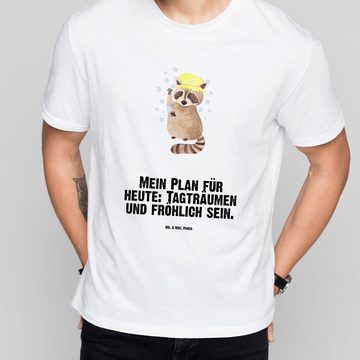 Mr. & Mrs. Panda T-Shirt Waschbär - Weiß - Geschenk, Sprüche, Tiere, Jubiläum, Tiermotive, Tsh (1-tlg)
