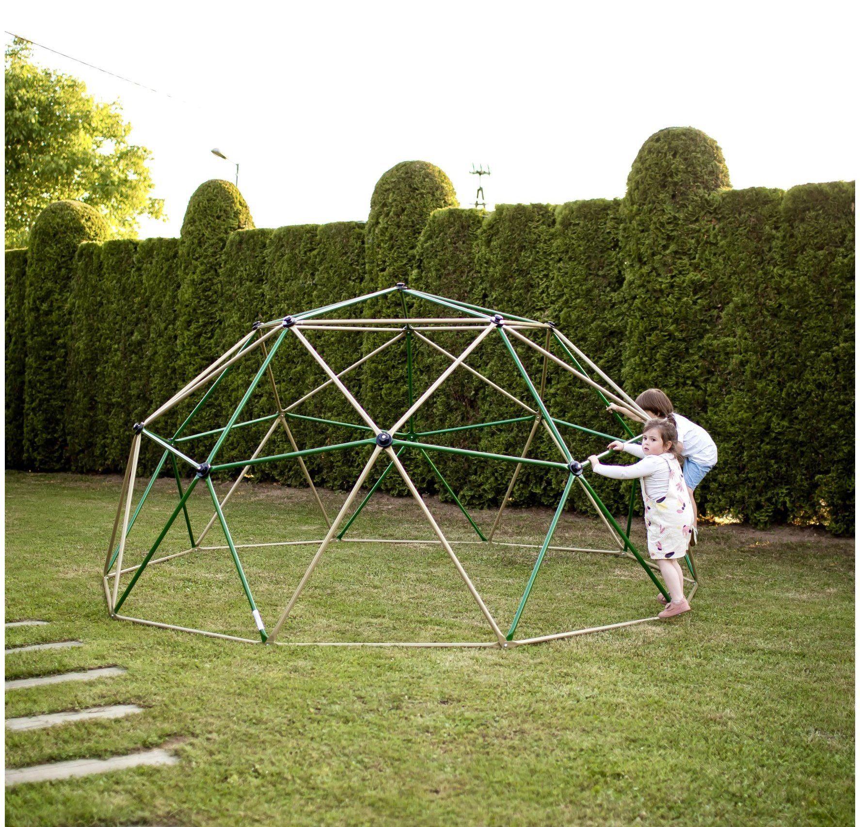 HyperMotion Klettergerüst Kinder-Kletterkuppel XXXL, Garten-Spielplatz, 3,7 m