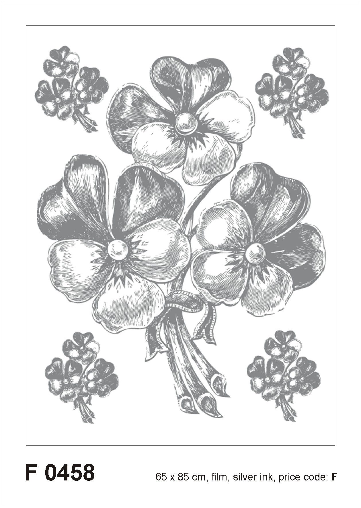 Sanders & Sanders Wandtattoo Blumen