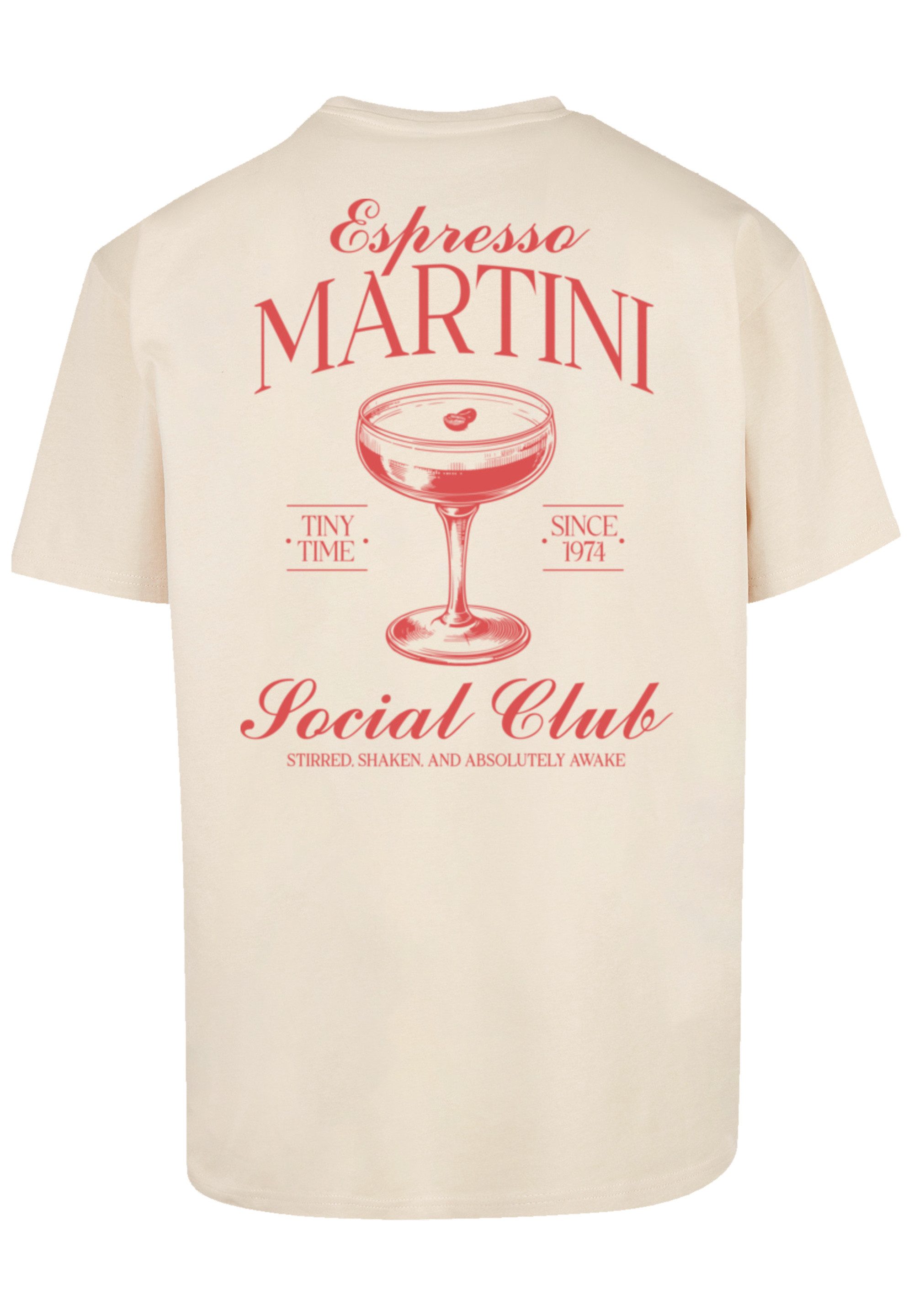 F4NT4STIC T-Shirt Espresso Martini Social Club günstig online kaufen