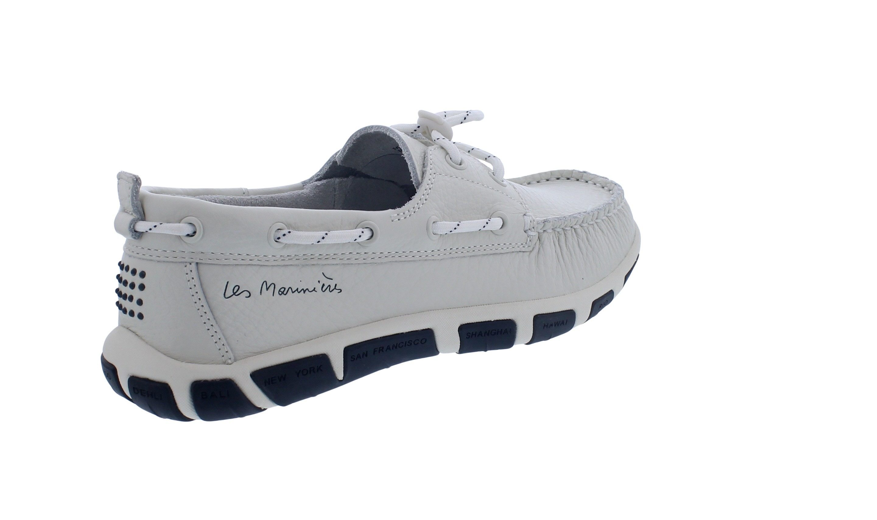 tbs TBS Bootsschuh Janaele F7C27, Dream Cruiser Glattleder, Weiß-Blau, Wec Bootsschuh