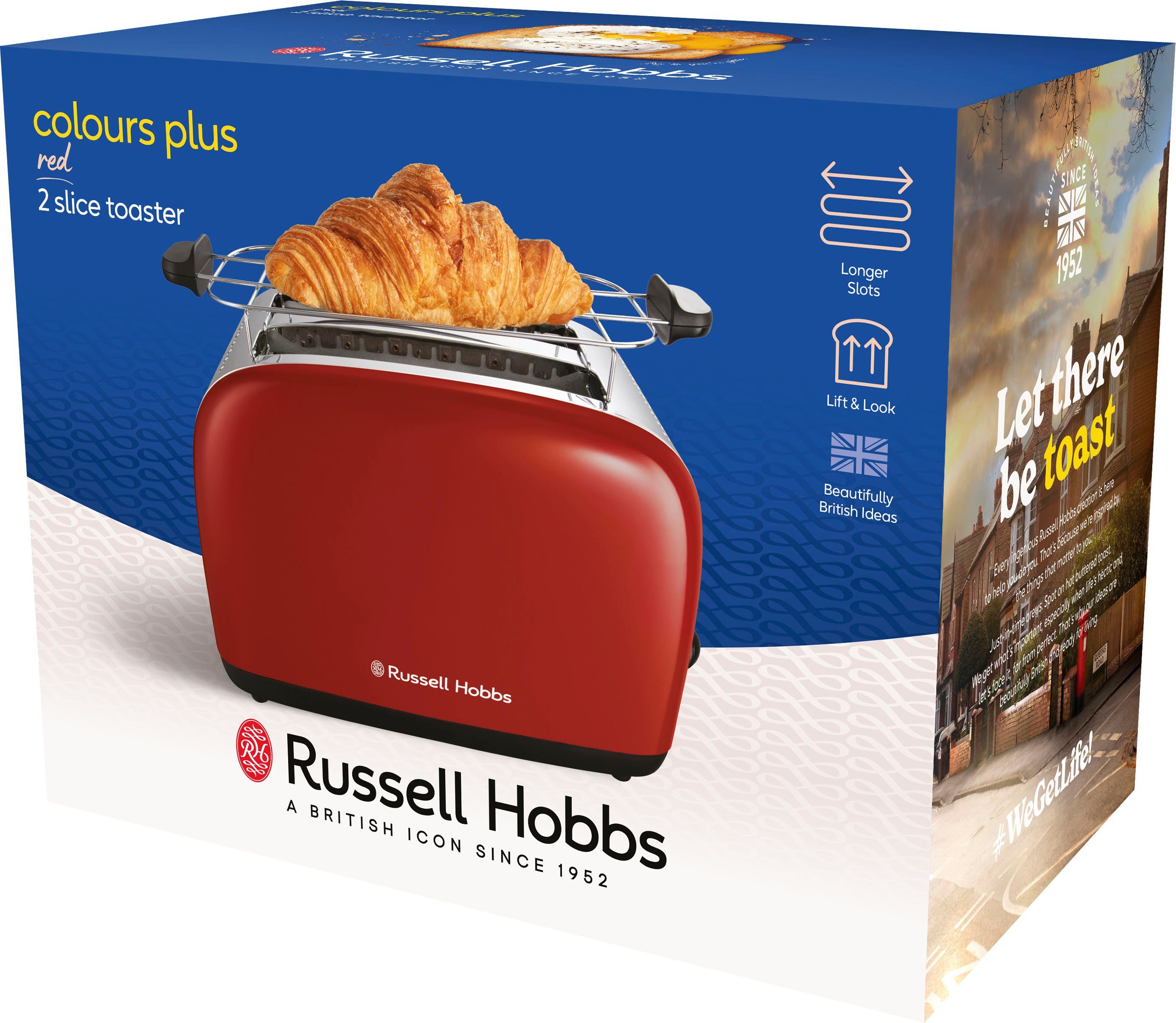 Schlitze, 1600 RUSSELL lange W HOBBS 26554-56, 2 2 Colours Scheiben, für Toaster Plus