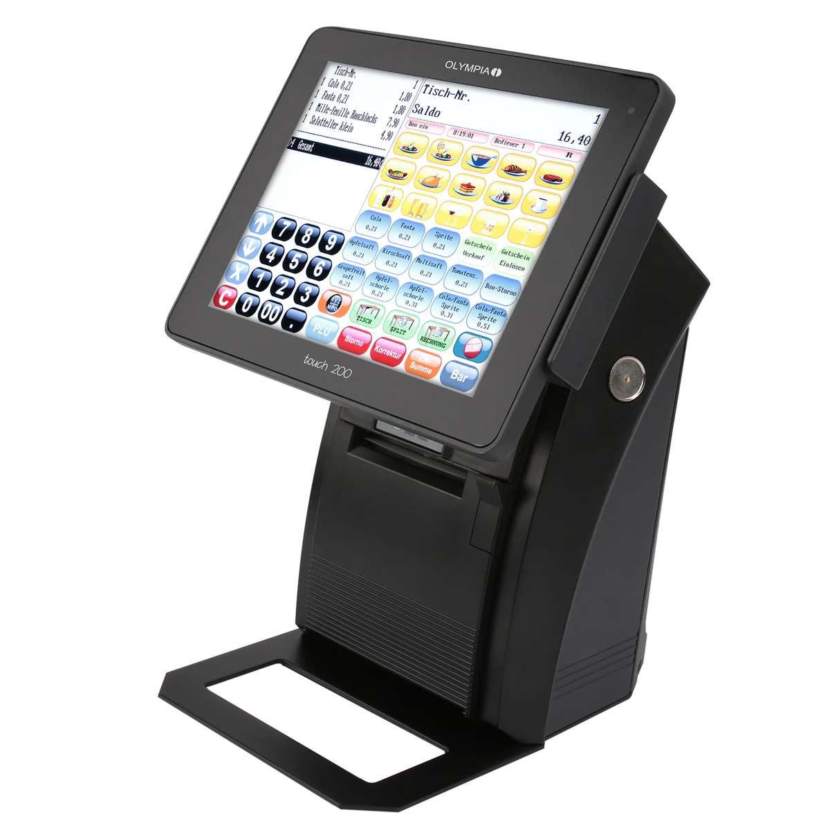 Olympia POS-System Olympia Touch 200 TSE All-in-One 24,6 cm (9.7) Touchscreen Schwarz