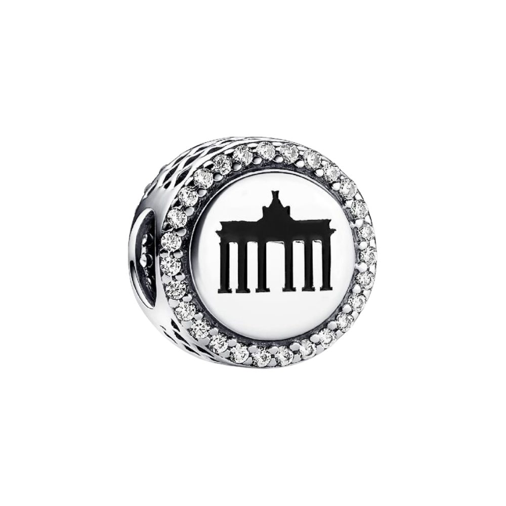 Pandora Charm-Einhänger 792016CZ_E037, Berlin, Zirkonia, Berliner Bär