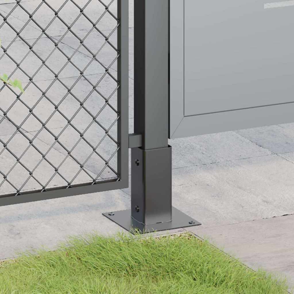 vidaXL Zaunpfosten Pfostenträger Quadrat 4 Stk. günstig online kaufen