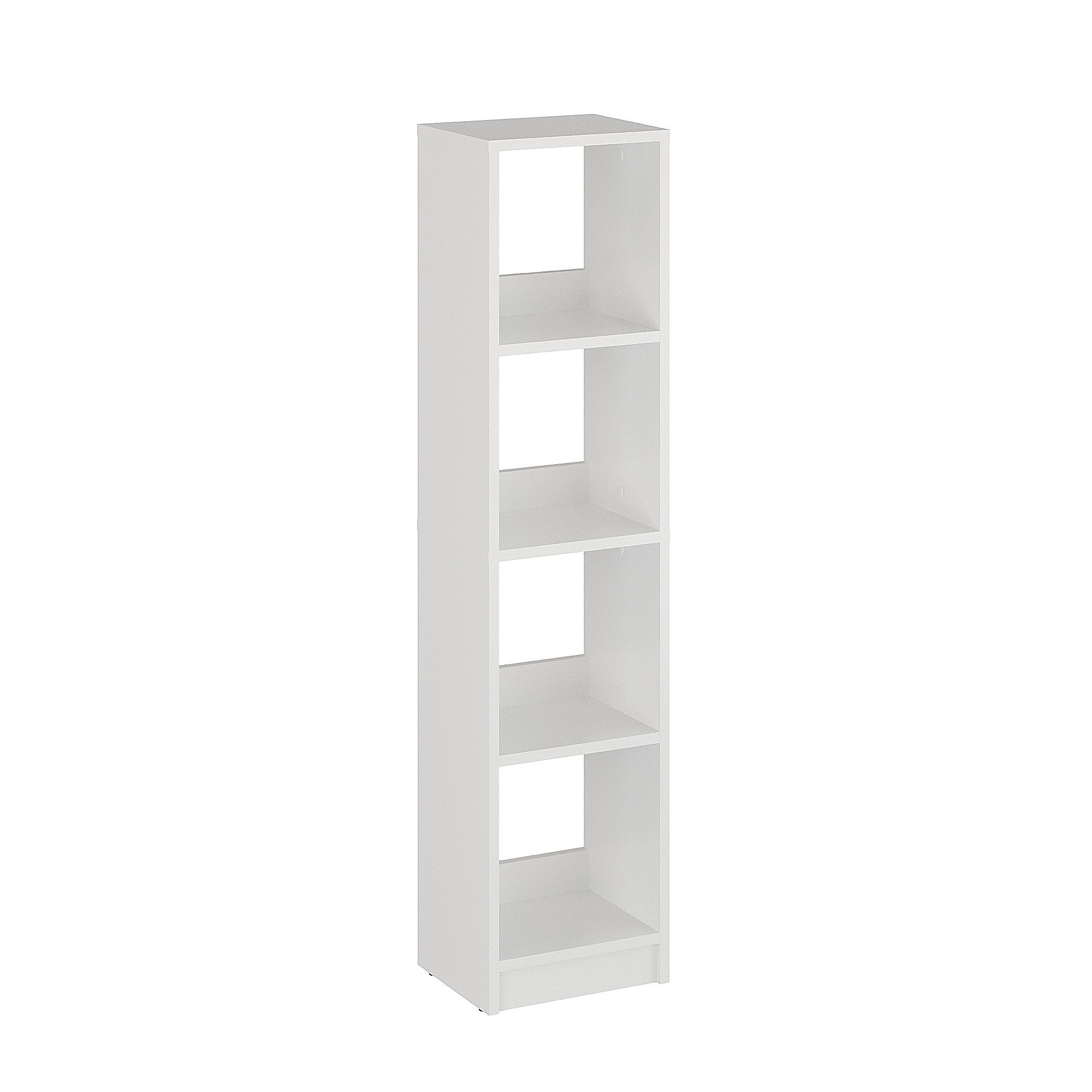 KOMTO Bücherregal LAKO Bücherregal 20-30 cm Breit, Schmales Regal mit 3-7 Fächern