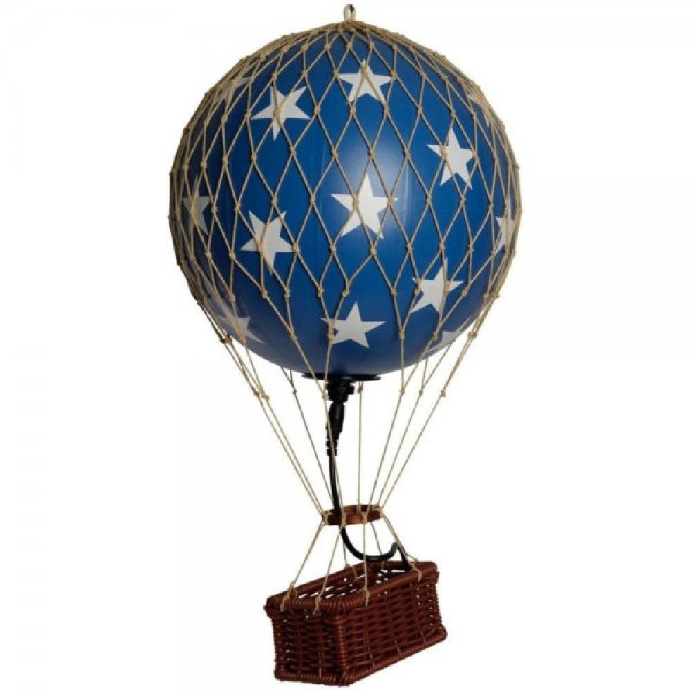 AUTHENTIC MODELS Skulptur Ballon Travel Light LED Blue Stars (18cm)