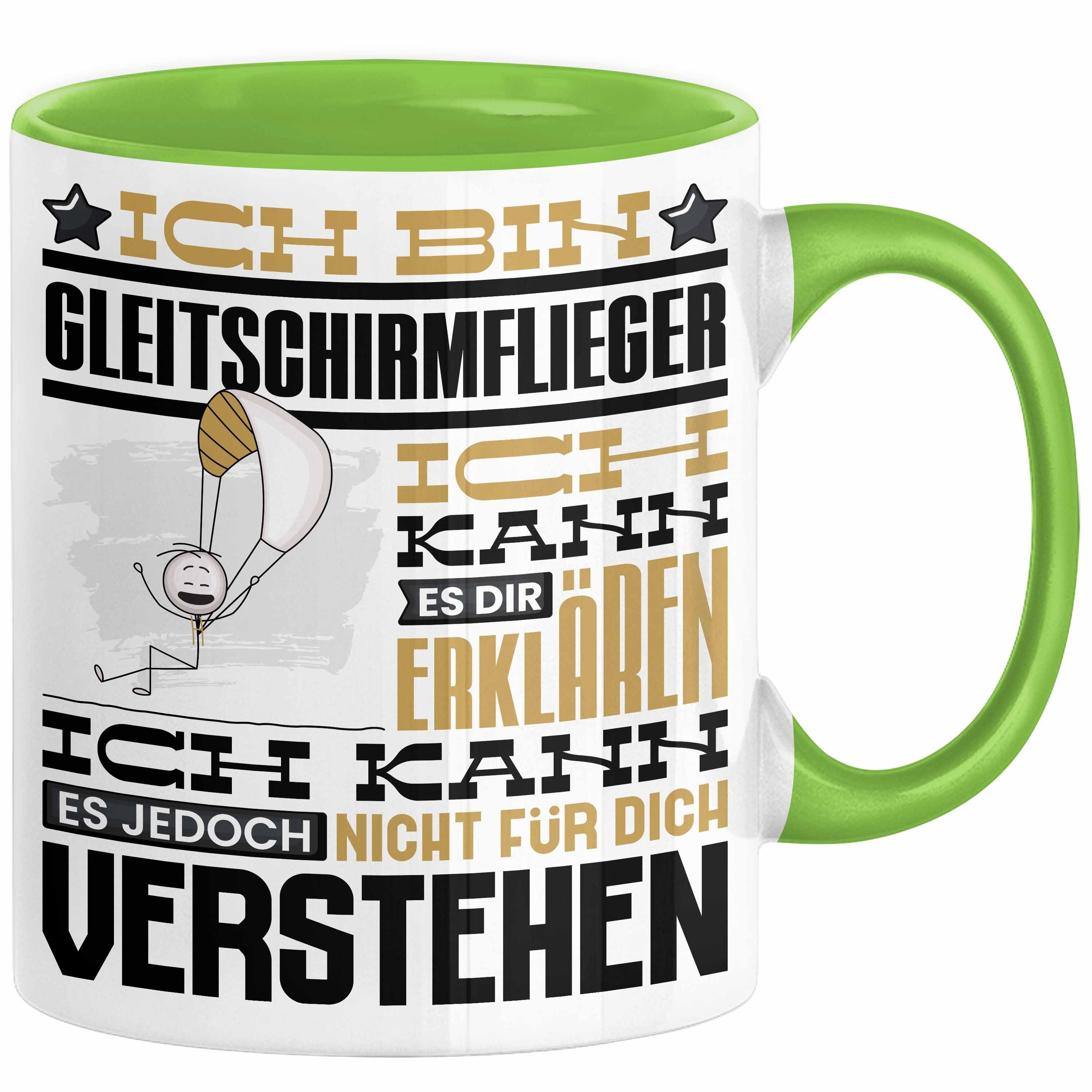 Tasse Gleitschirmflieger Geschenk Tasse Lustige Geschenkdiee für einen Gleit
