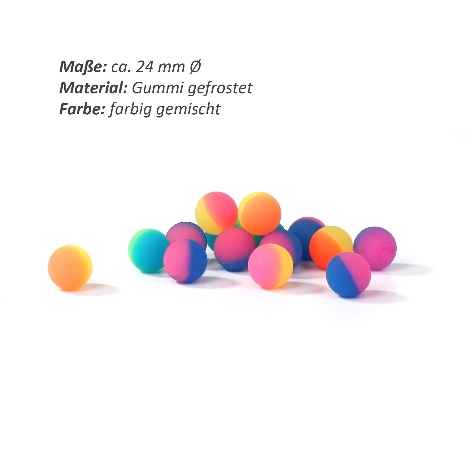 Wellgro Flummi Bunte Frost Flummis 24 mm (15-St)
