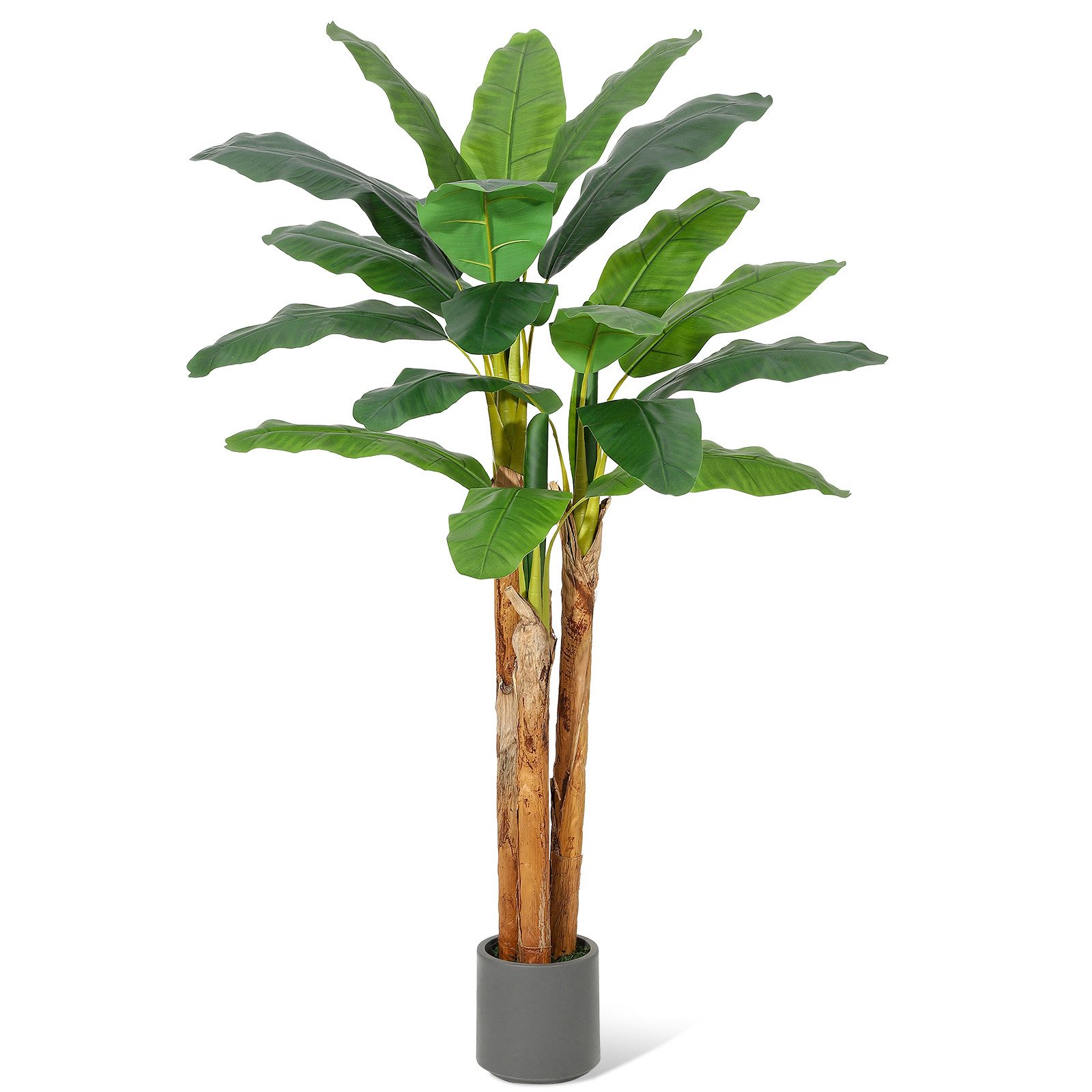 Kunstbaum 1.5/1.8m Künstliche Bananenbaum künstliche Pflanzen Bananenbaum, GarveeMore, Höhe 183 cm