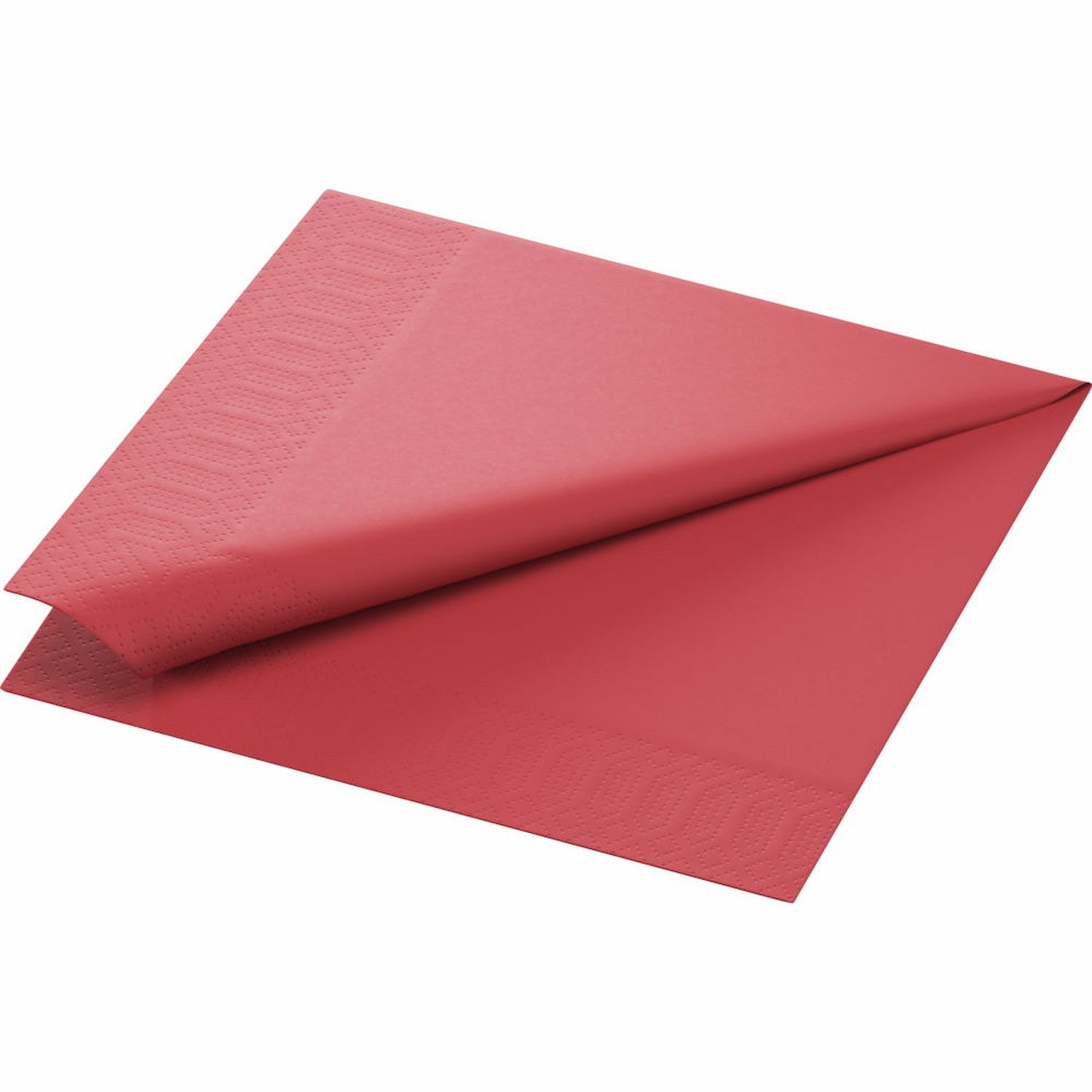 Duni Papierserviette 1000 Duni Servietten, bordeaux, 3-lag., 40x40 cm, 1/4 Falz, 213127