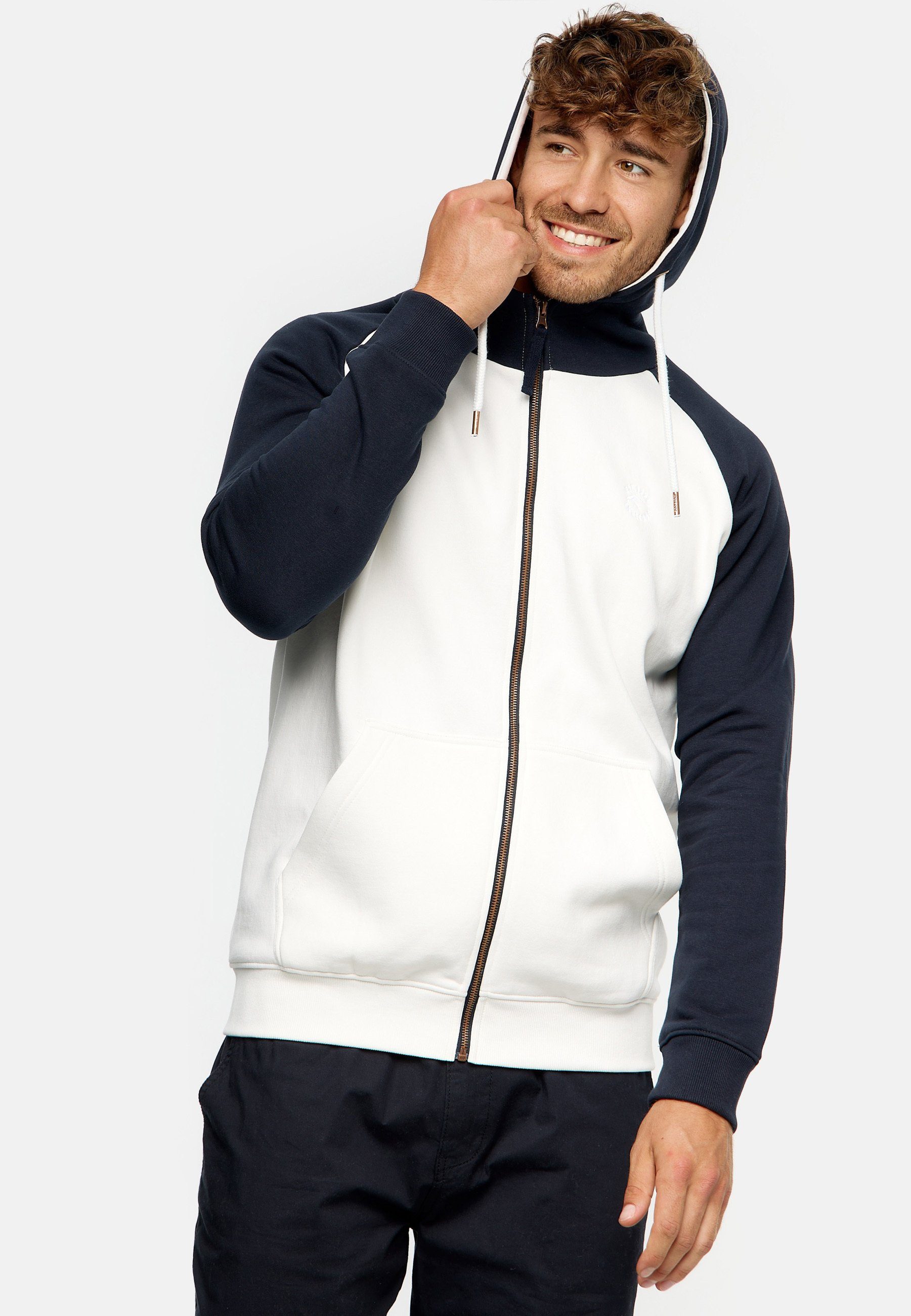 Indicode Kapuzensweatjacke Herren INPulko Hoodie Sweatjacke Herrenjacke