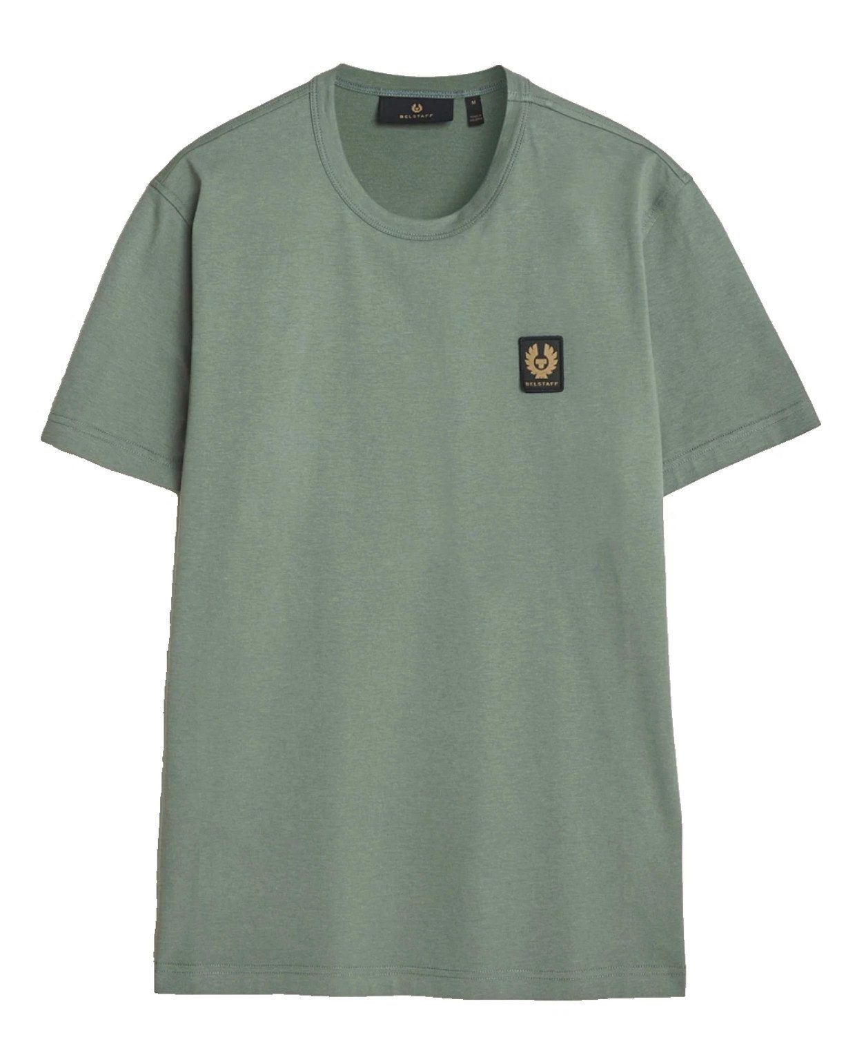 Belstaff T-Shirt Retro 1924 Patch Regular Fit Shirt Gesticktem Rand versehe günstig online kaufen