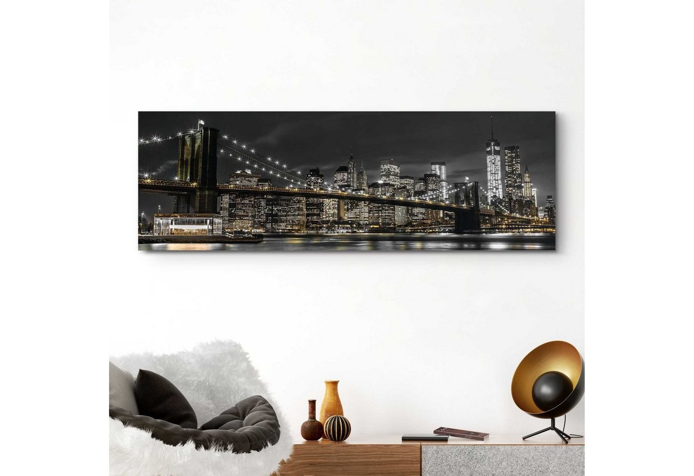 Reinders! Deco-Panel »New York bei Nacht«, 156/52 cm-HomeTrends