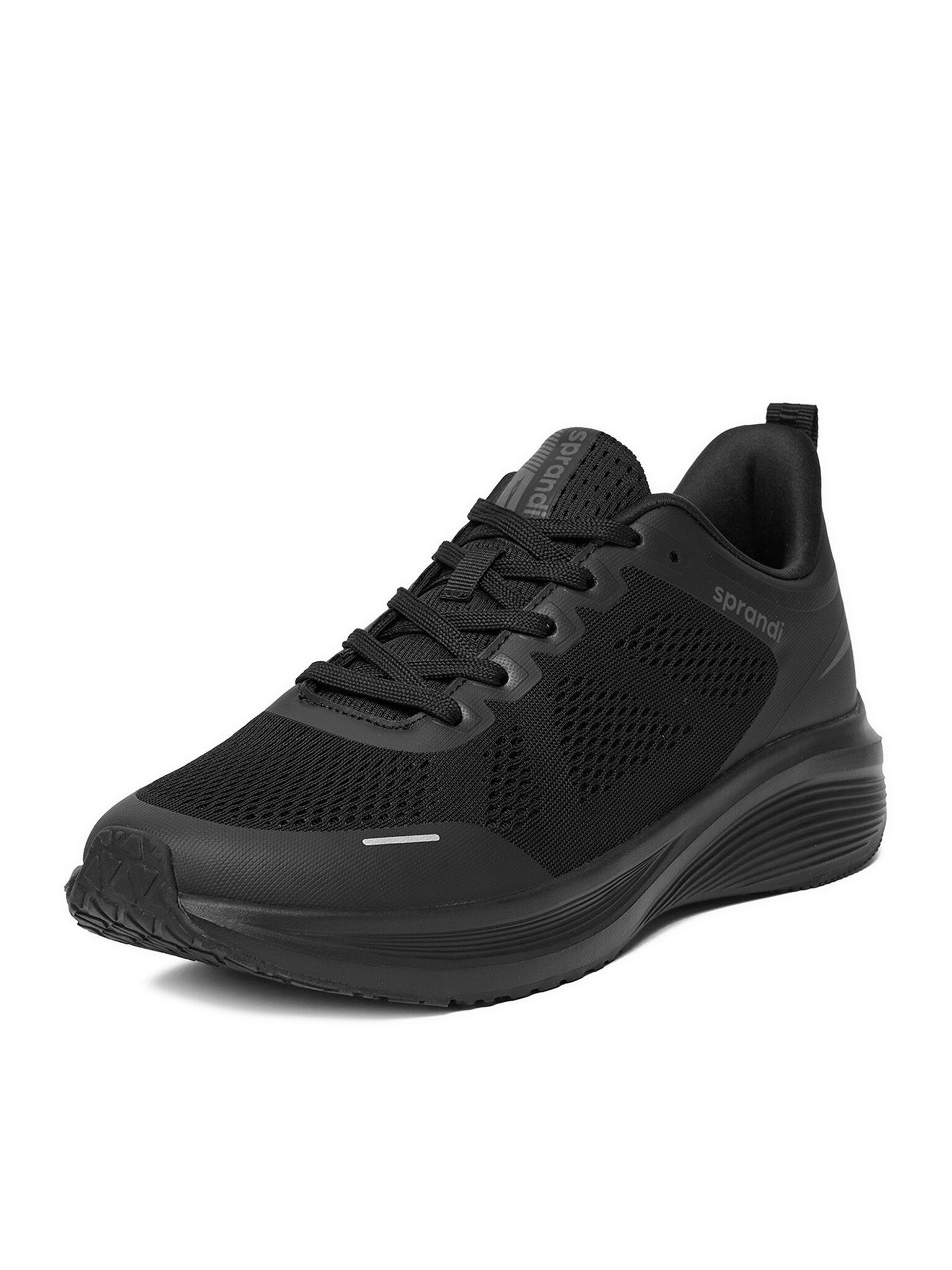 sprandi Sprandi Herren-Sneakers Schwarz Sprandi-CEOWB-V-24MR1027 Schwarz Sneaker