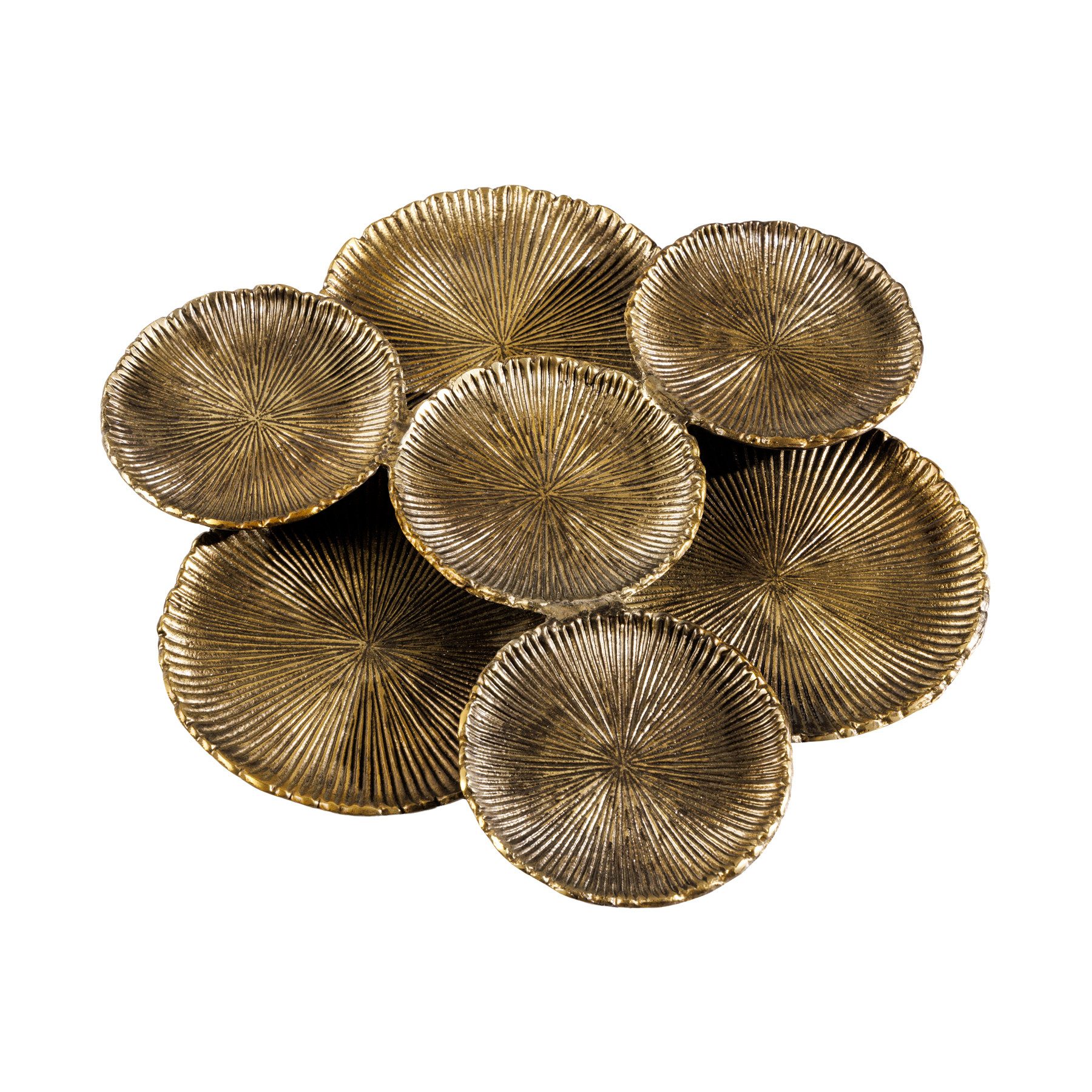 riess-ambiente Dekoschale ABSTRACT LEAF 45cm gold günstig online kaufen