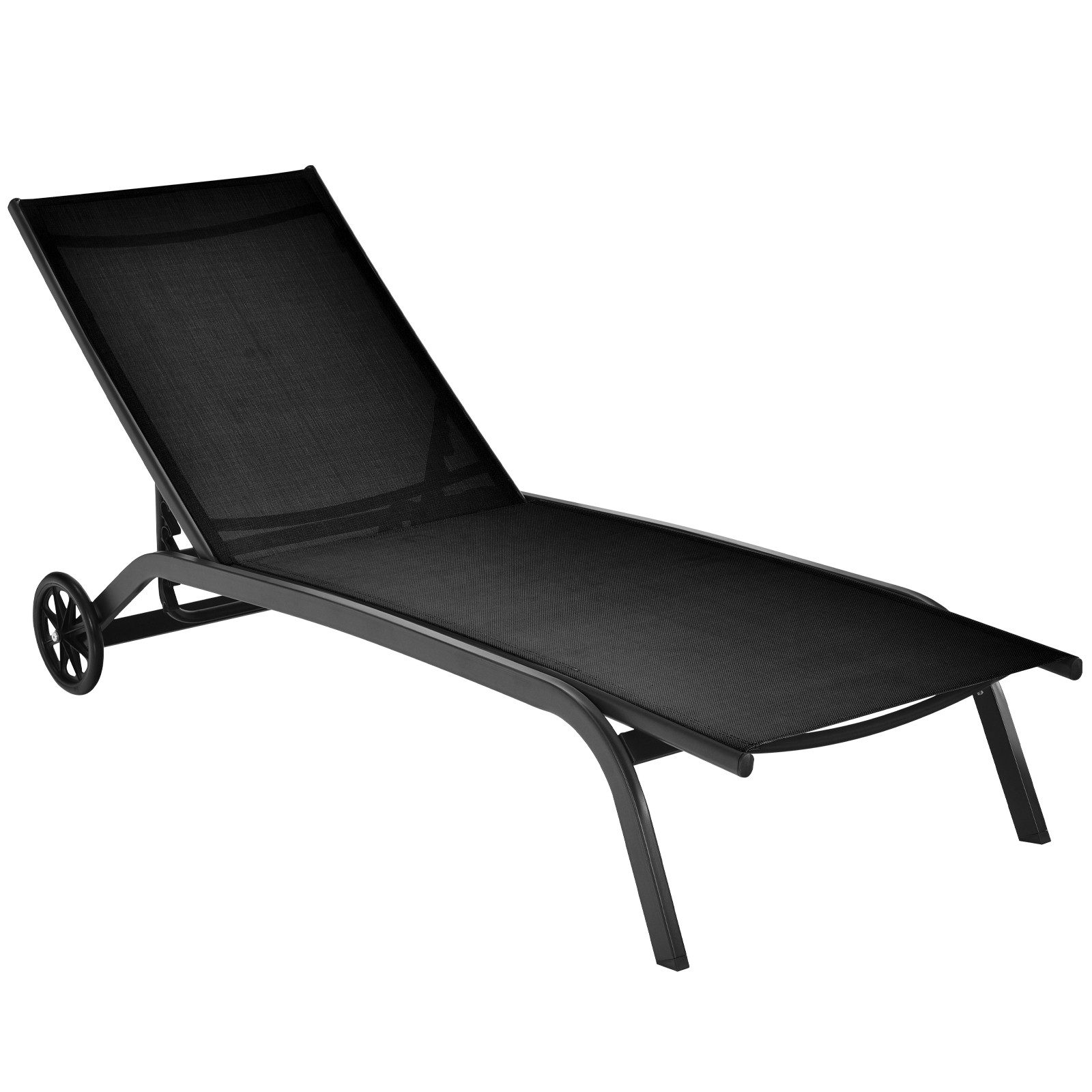 COSTWAY Gartenliege Sonnenliege, mit Rollen, 6-fach günstig online kaufen