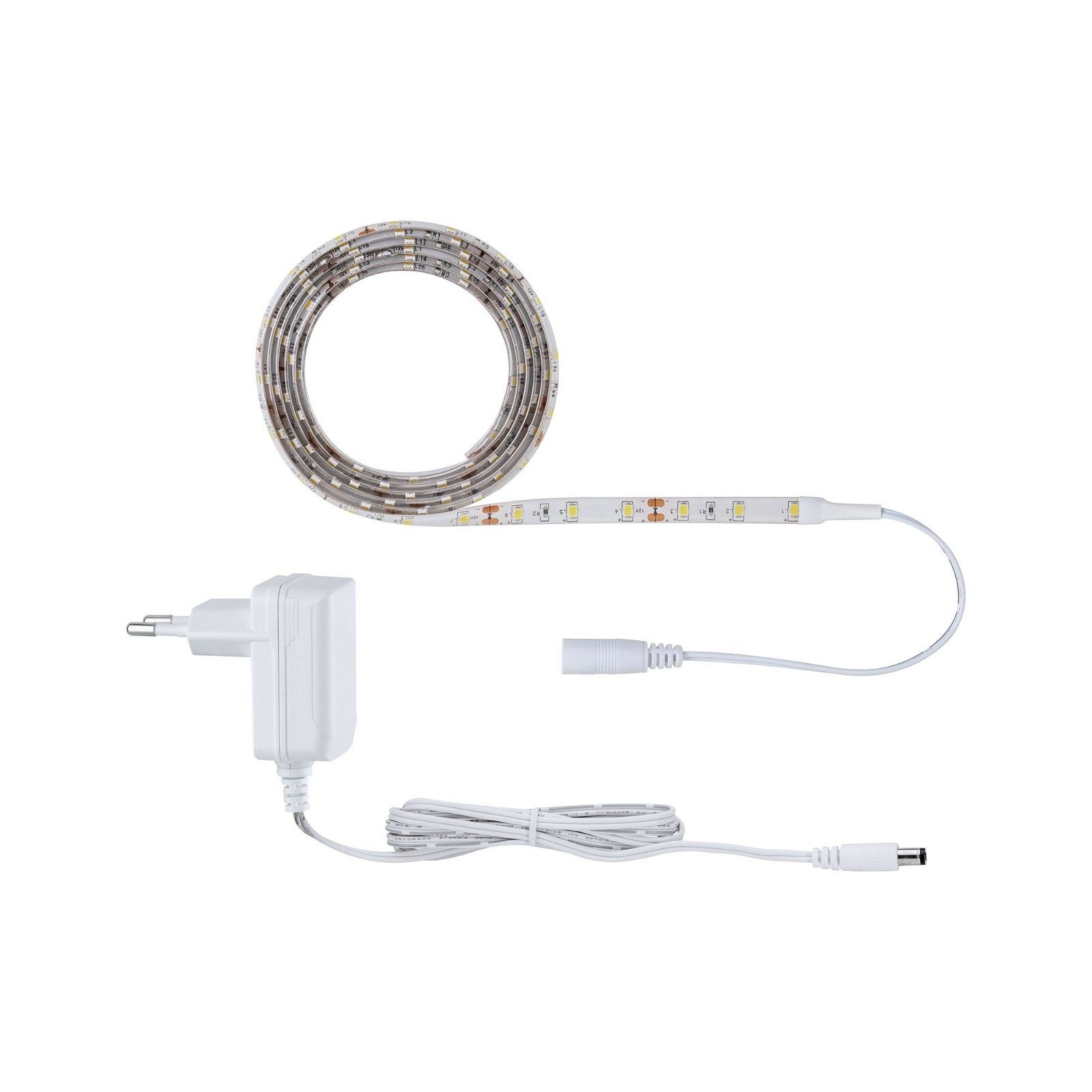 Paulmann LED Stripe SimpLED Warmweiß 1,5m 5W 192lm/m 3000K 6VA, 1-flammig, Komplettset