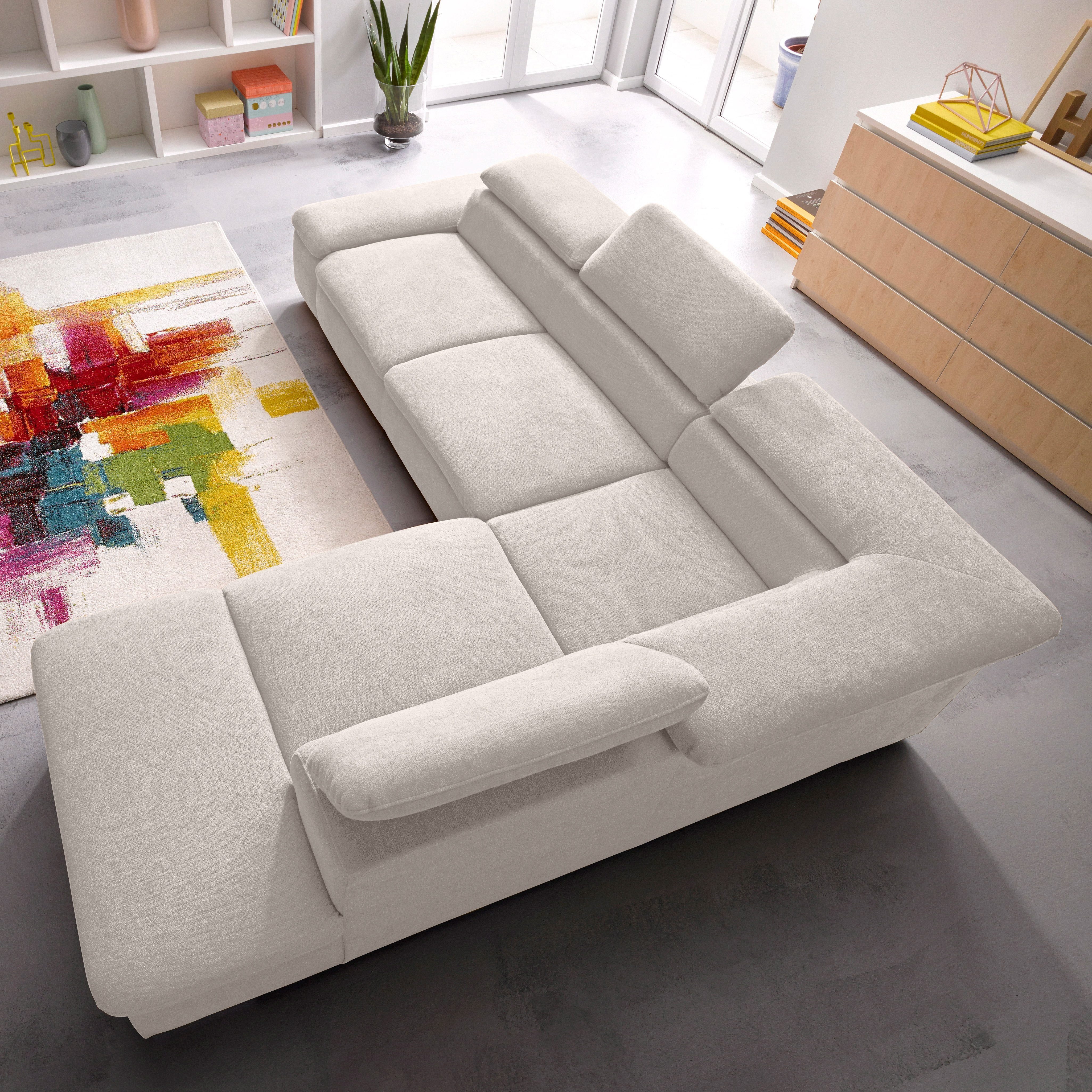 sit&more Ecksofa "Alcatraz L-Form", wahlweise mit Bettfunktion günstig online kaufen