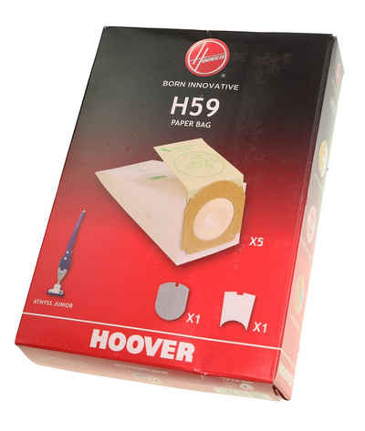 Hoover Staubsaugerbeutel Hoover 35600279 H59 5x Staubsaugerbeutel für Athyss Junior Staubsauger