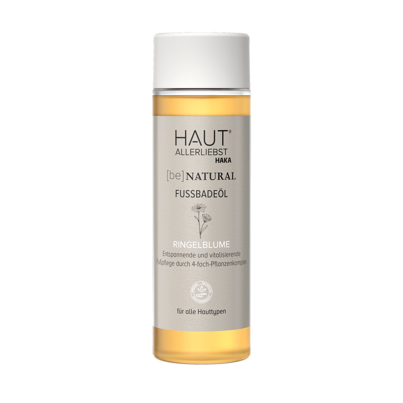 HAUTALLERLIEBST Badeöl Fußbadeöl Ringelblume 150ml