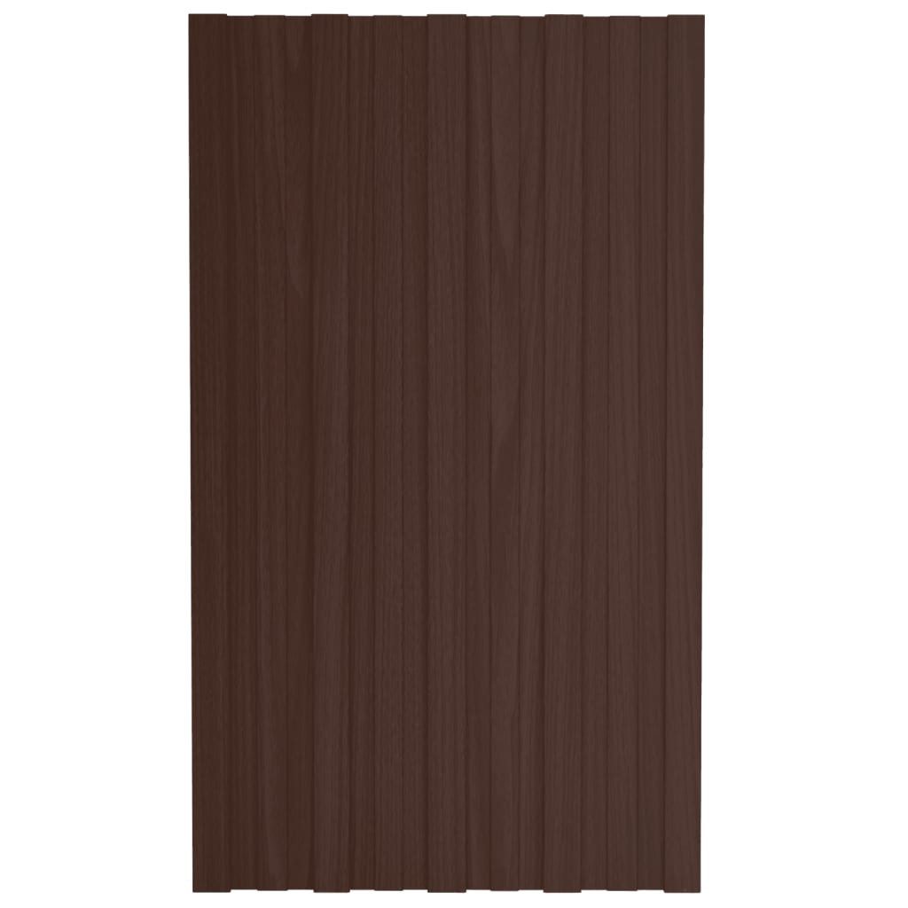 vidaXL Deckenplatten Dachpaneele 12 Stk. Verzinkter günstig online kaufen