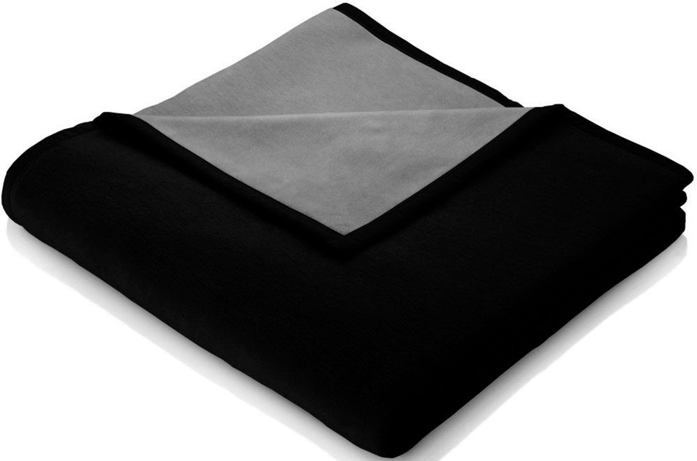 Wohndecke Doubleface, Biederlack Exklusiv, Wohndecke "Doubleface" mit Velourband-Einfassung, 150x200cm