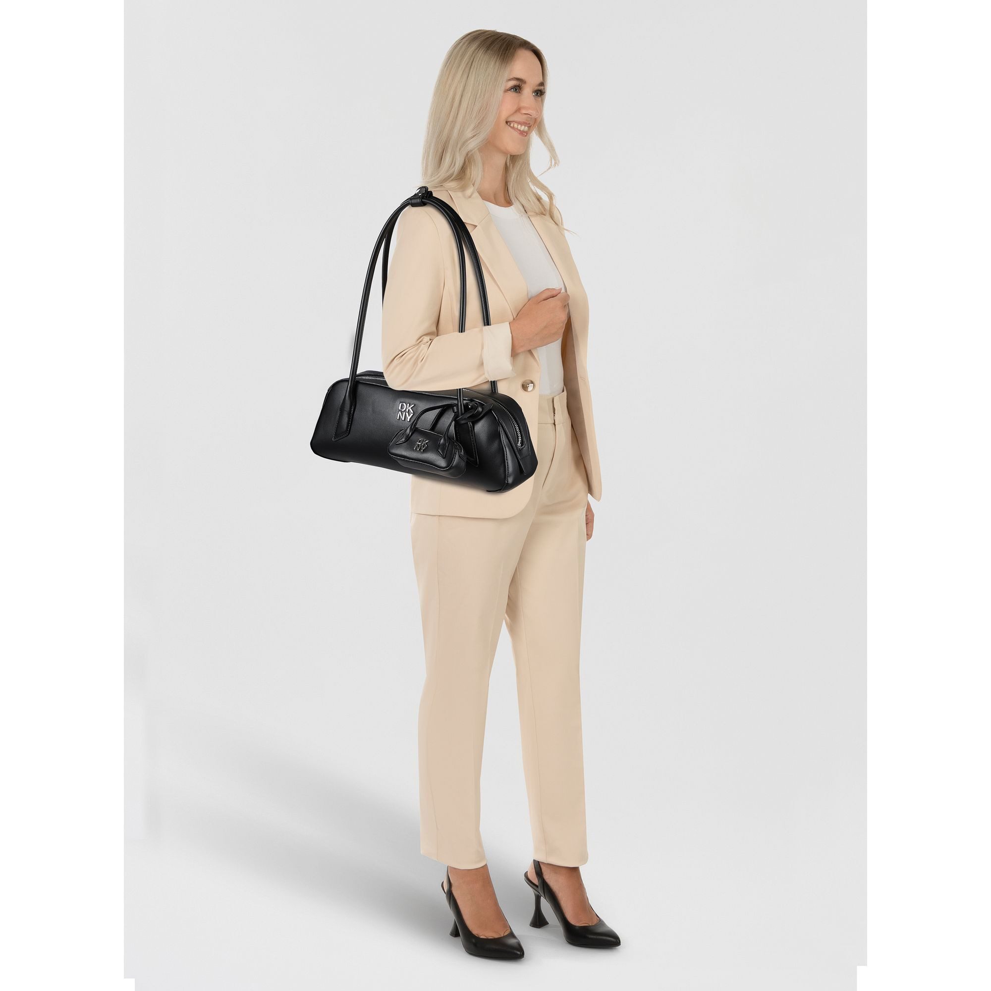 DKNY Schultertasche Tiana, Polyurethan