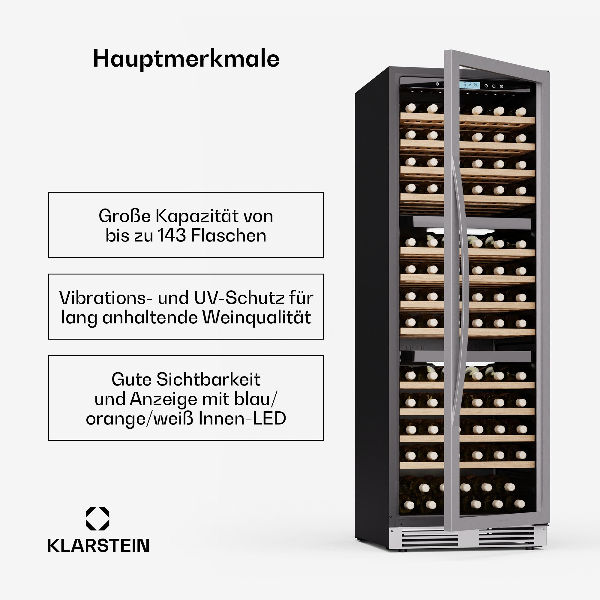 Weinkühlschrank Vinovilla Trio 143