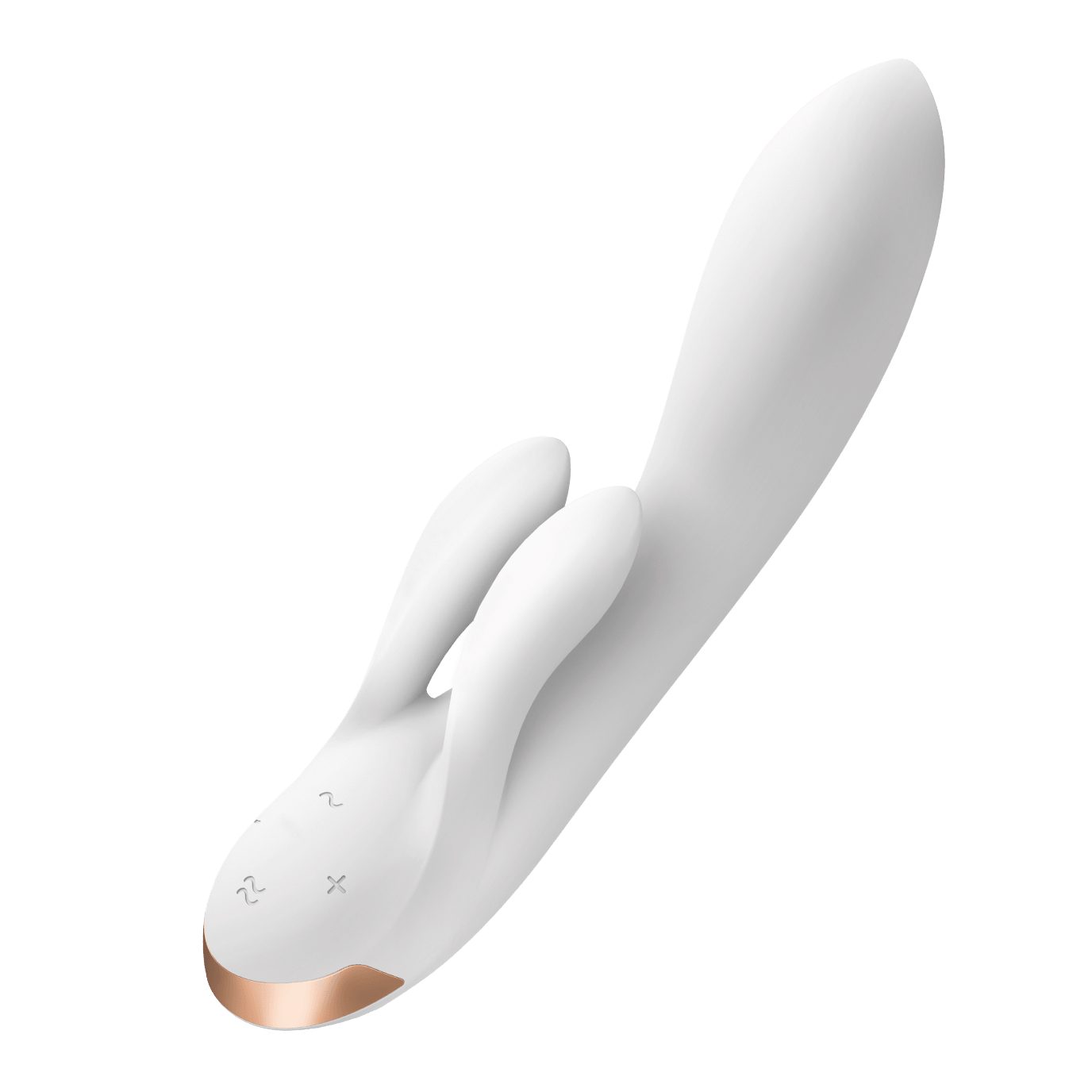 Satisfyer Klitoris-Stimulator Satisfyer "Double Flex Connect App", Rabbit, Bluetooth, mit App, 20cm weiß
