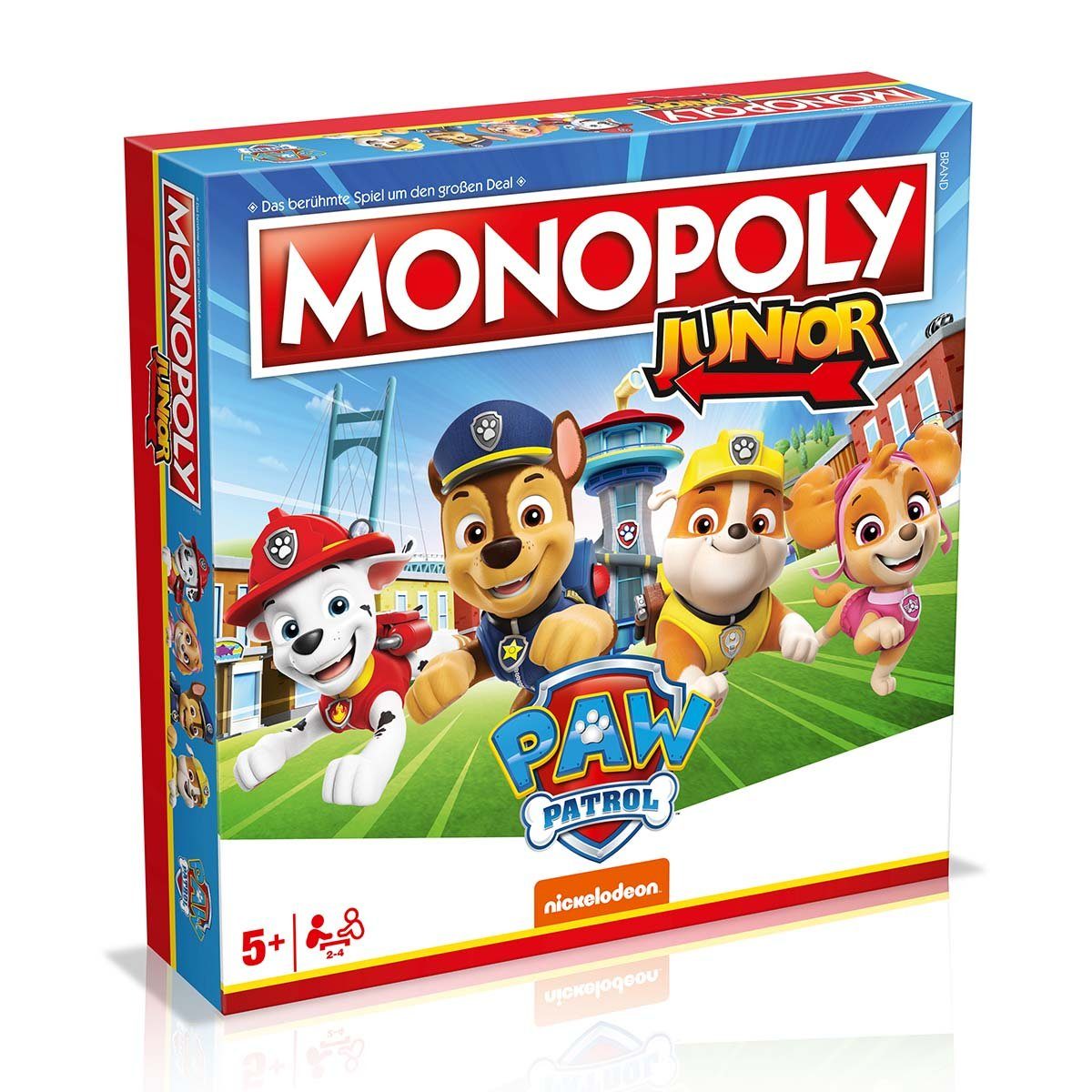 Winning Moves Spiel Monopoly Junior - Paw Patrol, Brettspiel