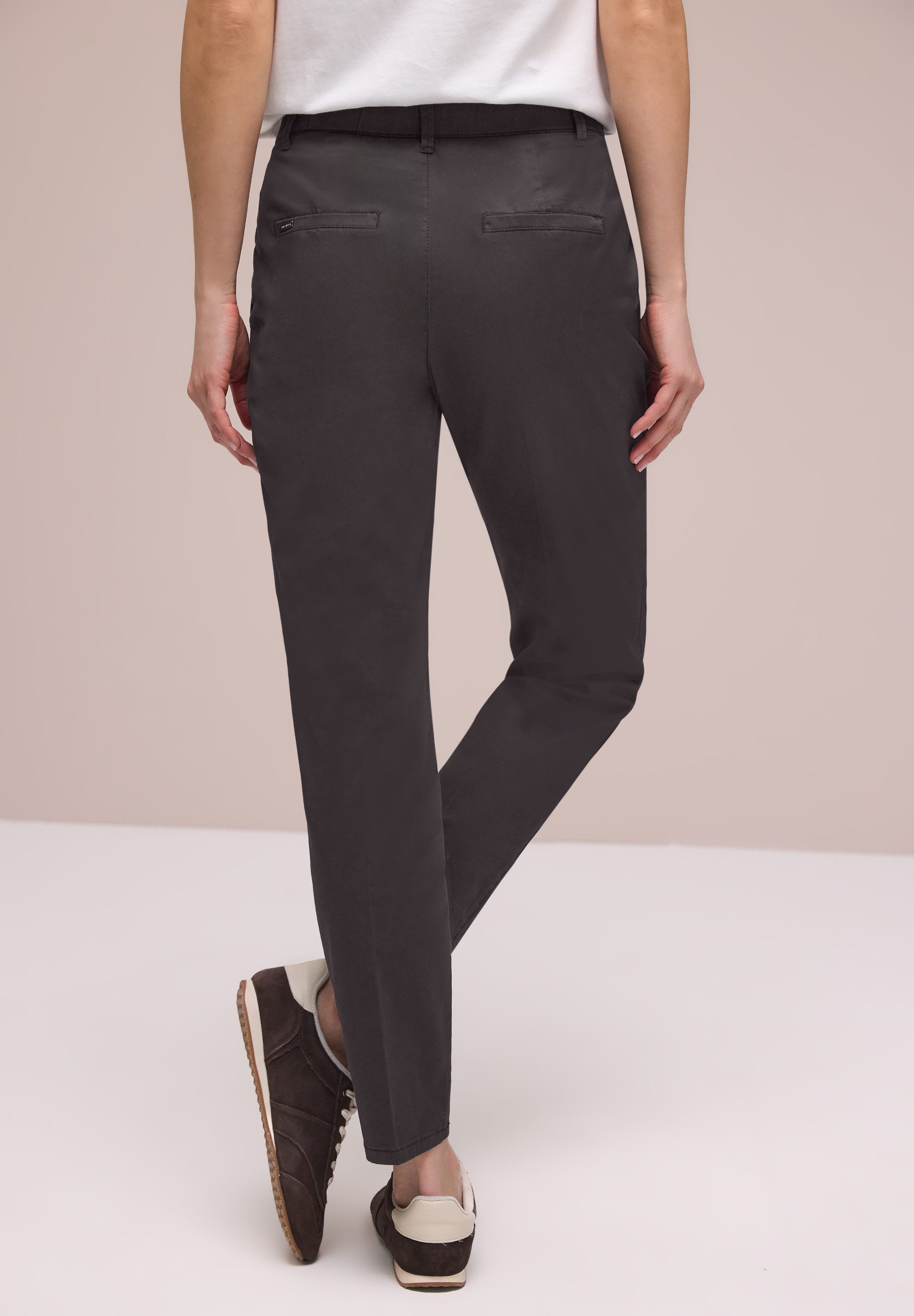 STREET ONE Chinohose aus Twillstoff