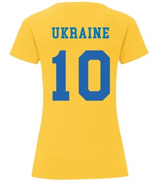 Couples Shop T-Shirt Ukraine Damen T-Shirt mit trendigem Motiv