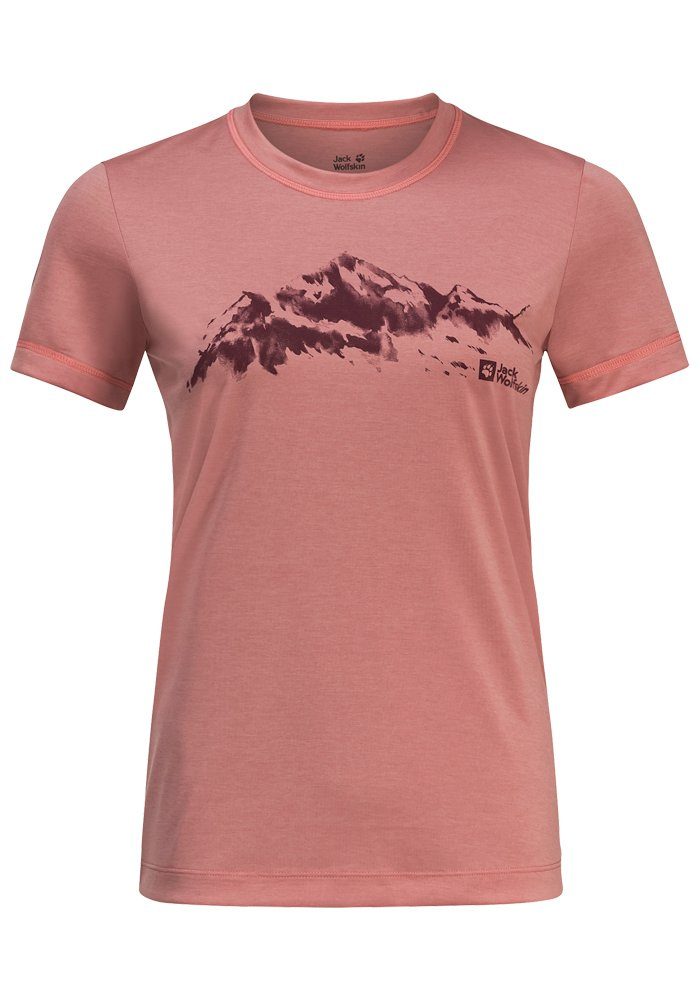 Jack Wolfskin T-Shirt HIKING S/S blush-powder T W