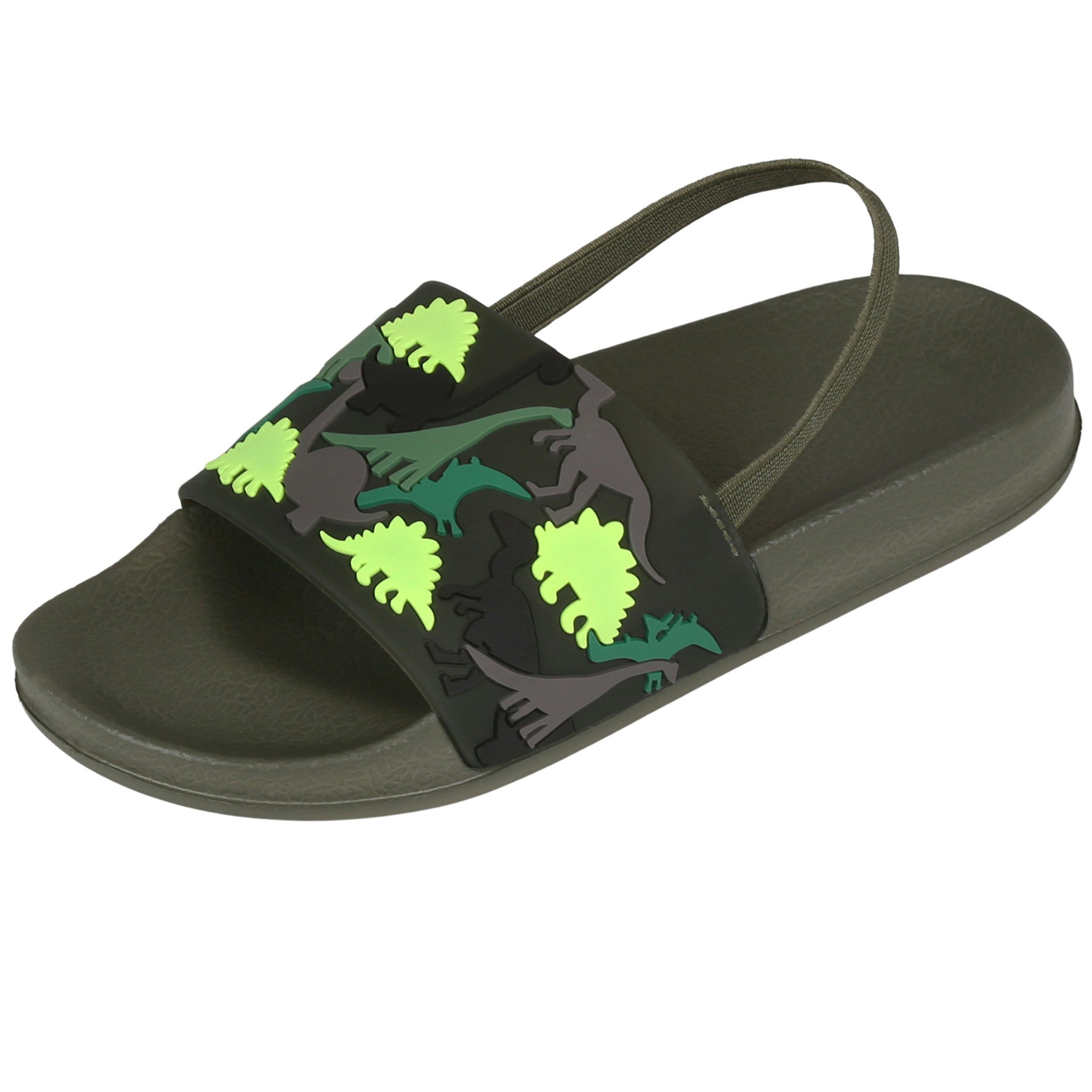Sarcia.eu Dinosaurier Jungen-Flip-Flops mit Gummiband, 32 EU / 13 UK Badepantolette