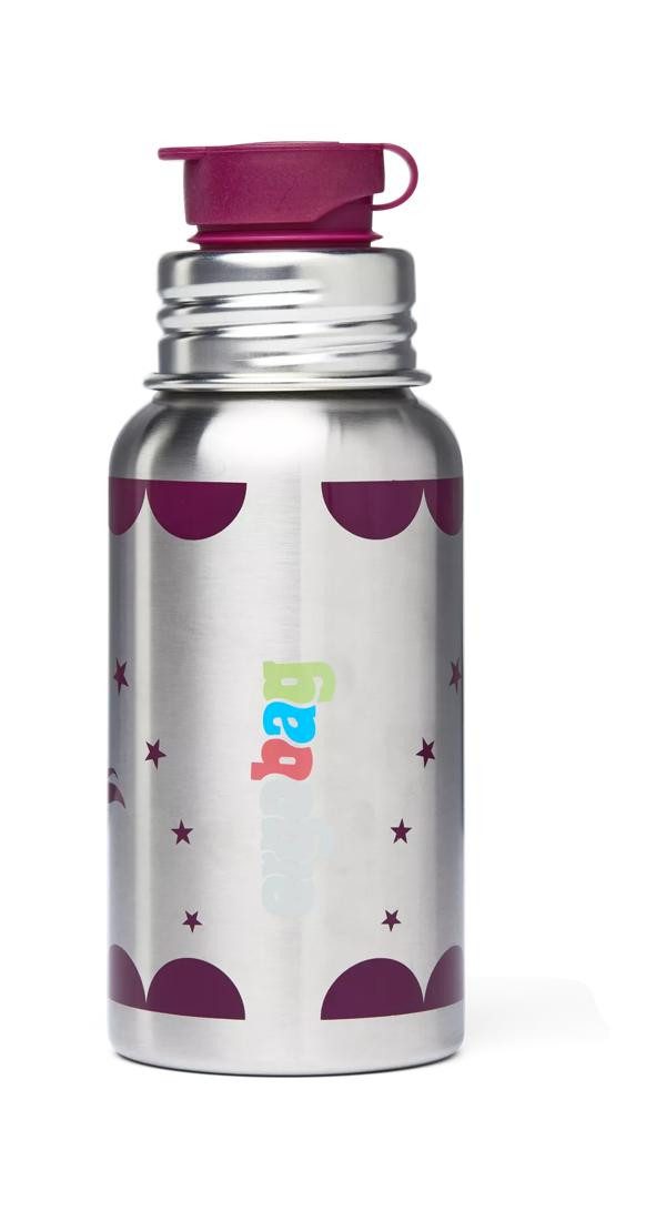ergobag Trinkflasche Edelstahl Trinkflasche, auslaufsicher und kohlensäuregeeignet