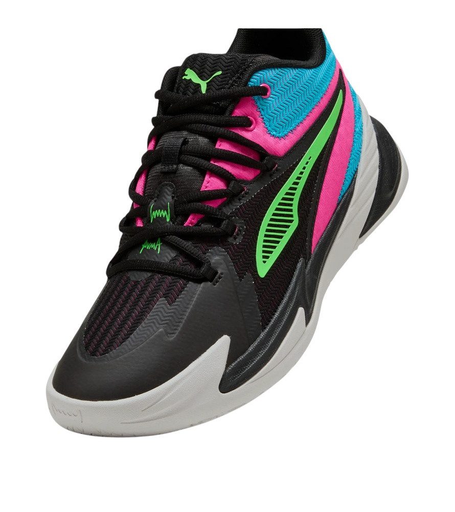 PUMA Hallen-Indoorschuhe Dagger (Basketball) schwarz/bunt Herren Badmintonschuh