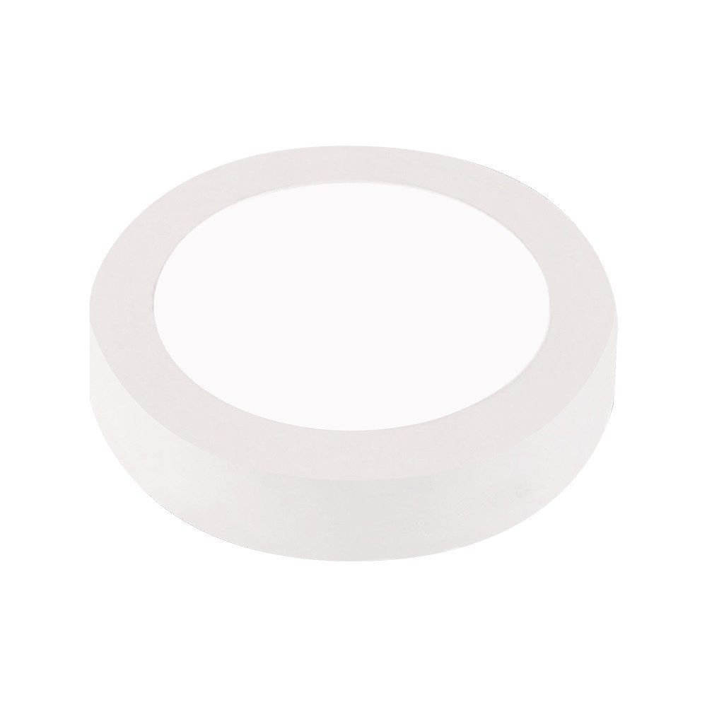 DOTLUX Smarte LED-Leuchte DOTLUX LED-Panel TOPround Ø225mm 18W 3000K mit Aufbaurahmen rund