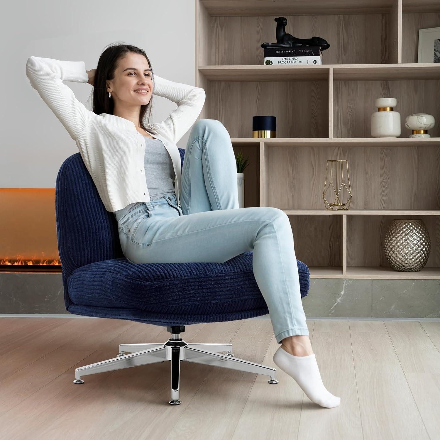 LuxusKollektion Bürostuhl Bürostuhl ohne Armlehne mit günstig online kaufen