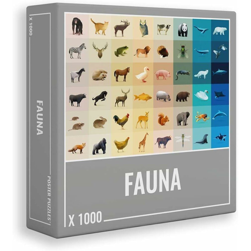 CLOUDBERRIES Puzzle Puzzle Fauna 1000 Teile, Puzzleteile